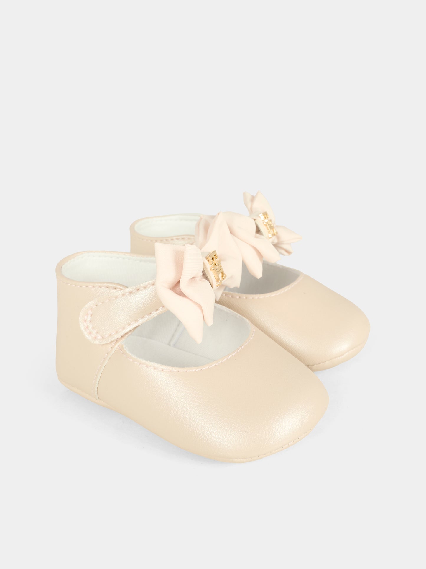 Ballerine rosa per neonata con fiocco,Tommy Hilfiger Junior,T0A3 33957 1625359
