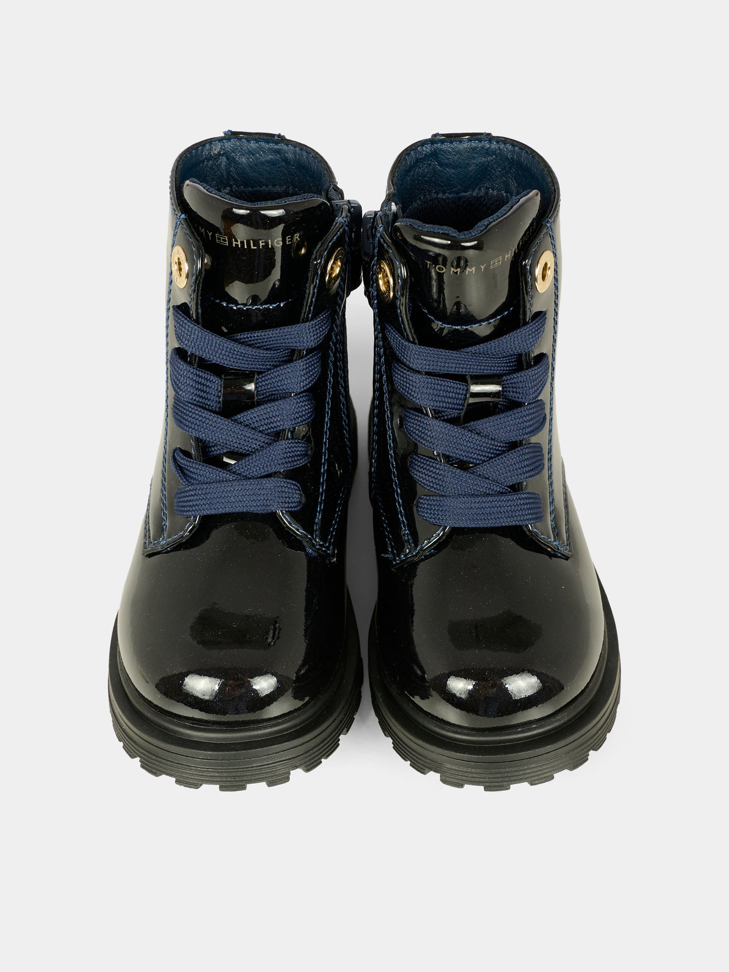 Anfibi blu per bambina con bandierina,Tommy Hilfiger Junior,T1A5 34005 1237800