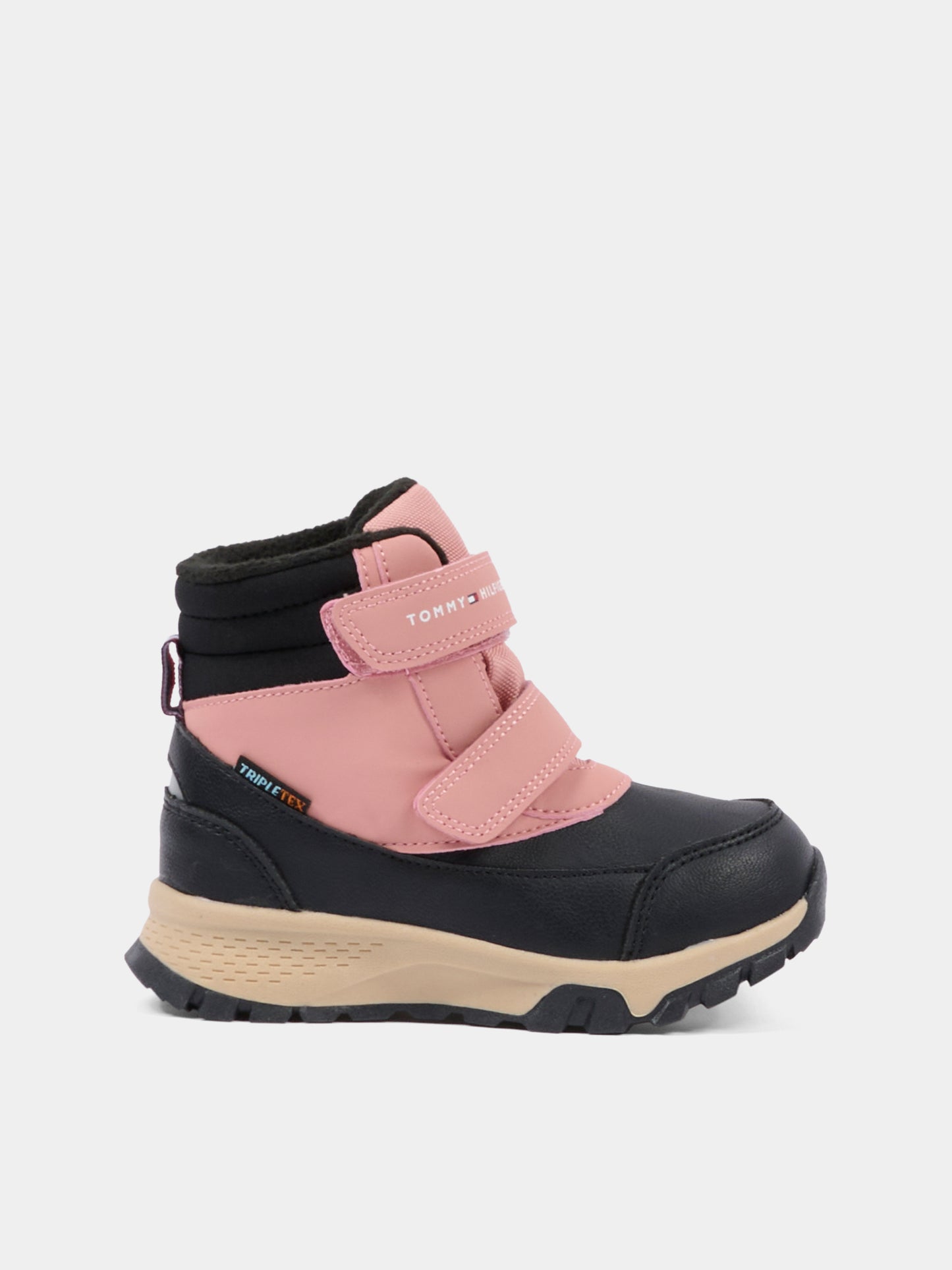 Stivaletti rosa per bambina con logo,Tommy Hilfiger Junior,T1A5 34048 1592A016