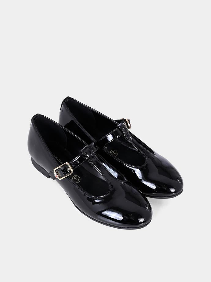 Ballerine nere per bambina con bandierina,Tommy Hilfiger Junior,T3A3 34000 0774999