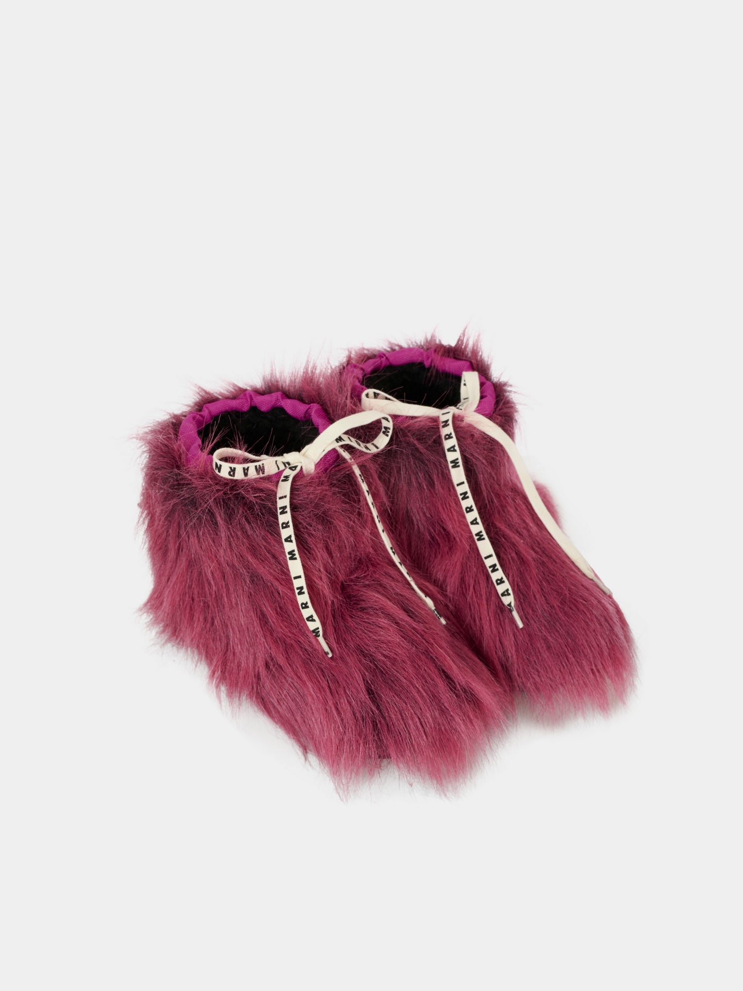 Stivaletti fucsia per bambina con logo,Marni Kids,75370 - VAR2