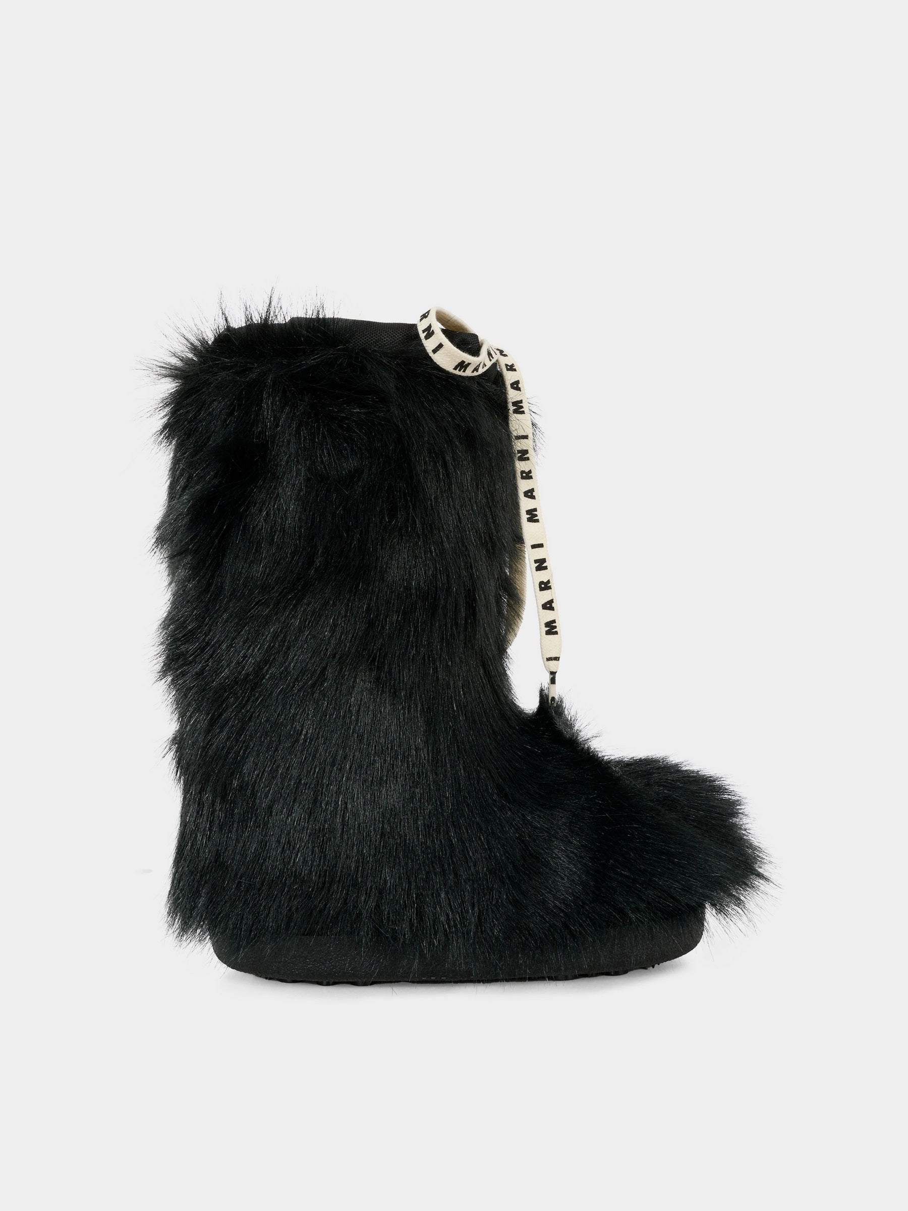 Stivali neri per bambina con logo,Marni Kids,75371 - VAR2