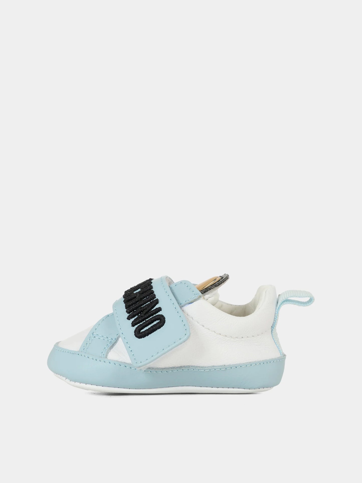Sneakers azzurre per neonato con Teddy Bear,Moschino Kids,81811 - VAR2