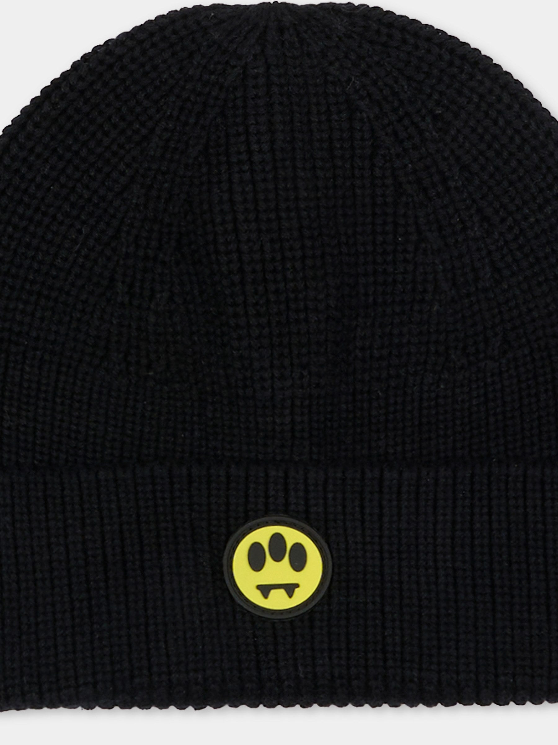 Berretto nero per bambini con smile,Barrow,F5BKJUHT073 110