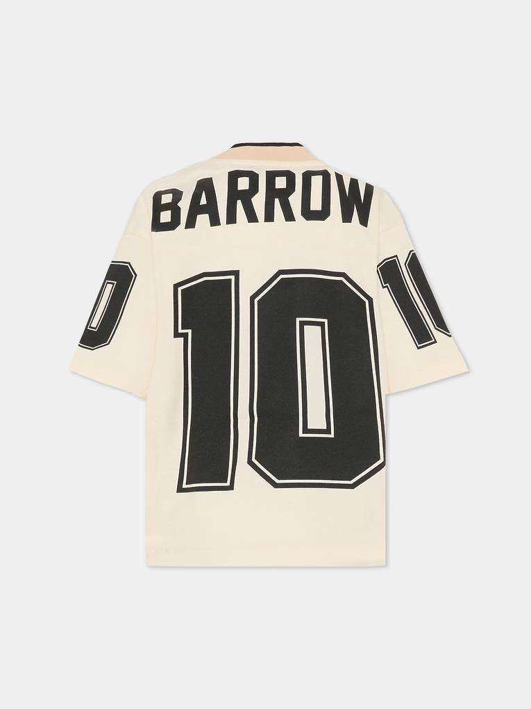 T-shirt avorio per bambino con numeri,Barrow,F5BKJUTH067 013