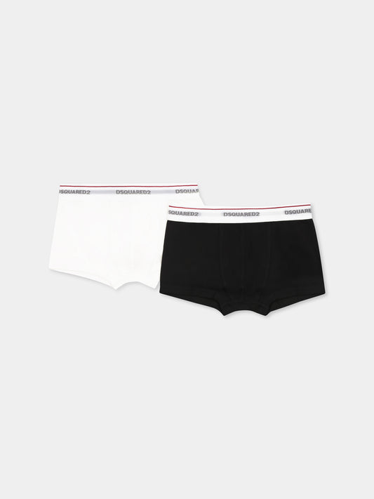 Ensemble caleçon noir pour garçon