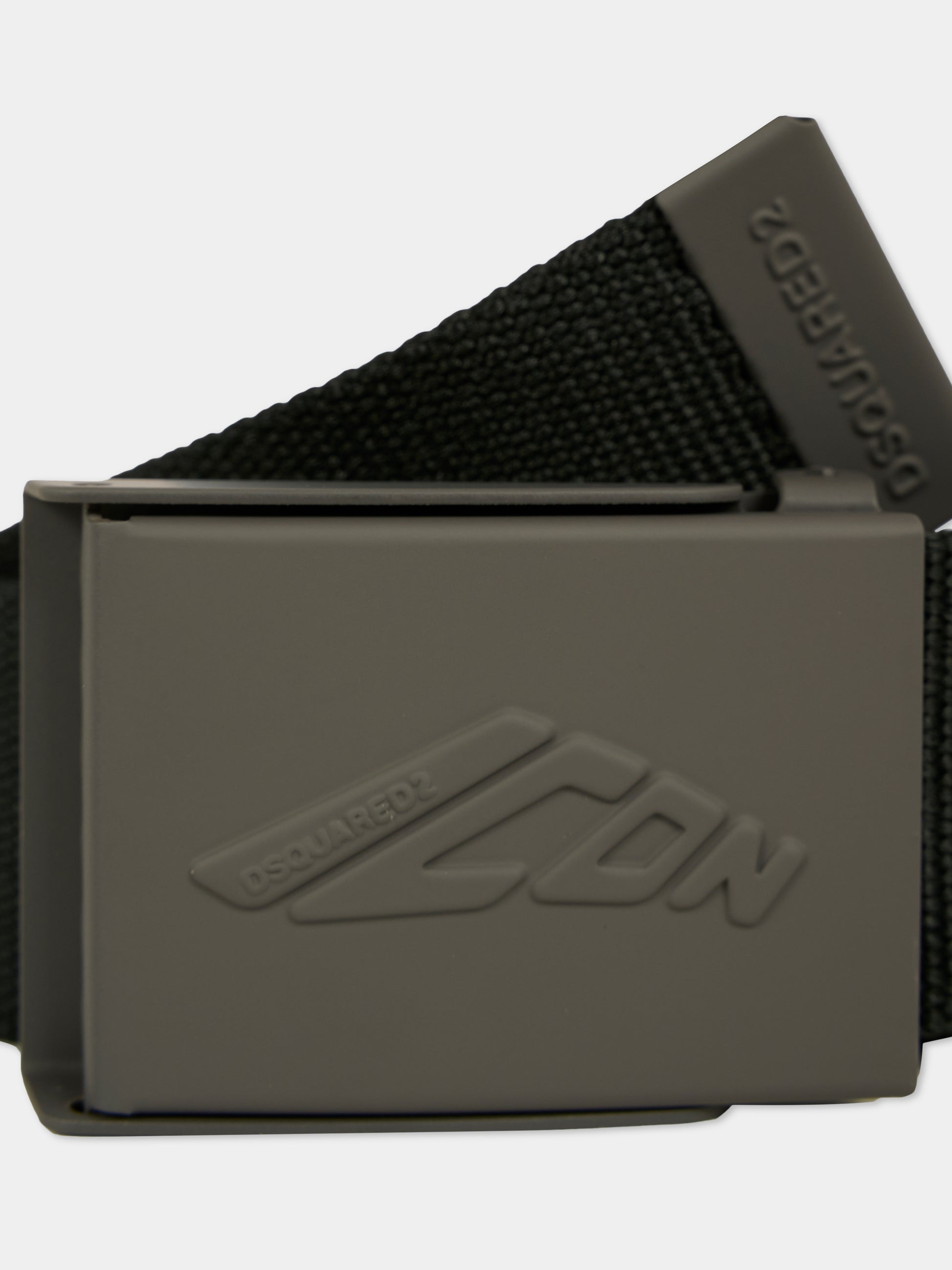 Cintura nera per bambino con logo,Dsquared2,DQ2687-D0ABE-DQ900