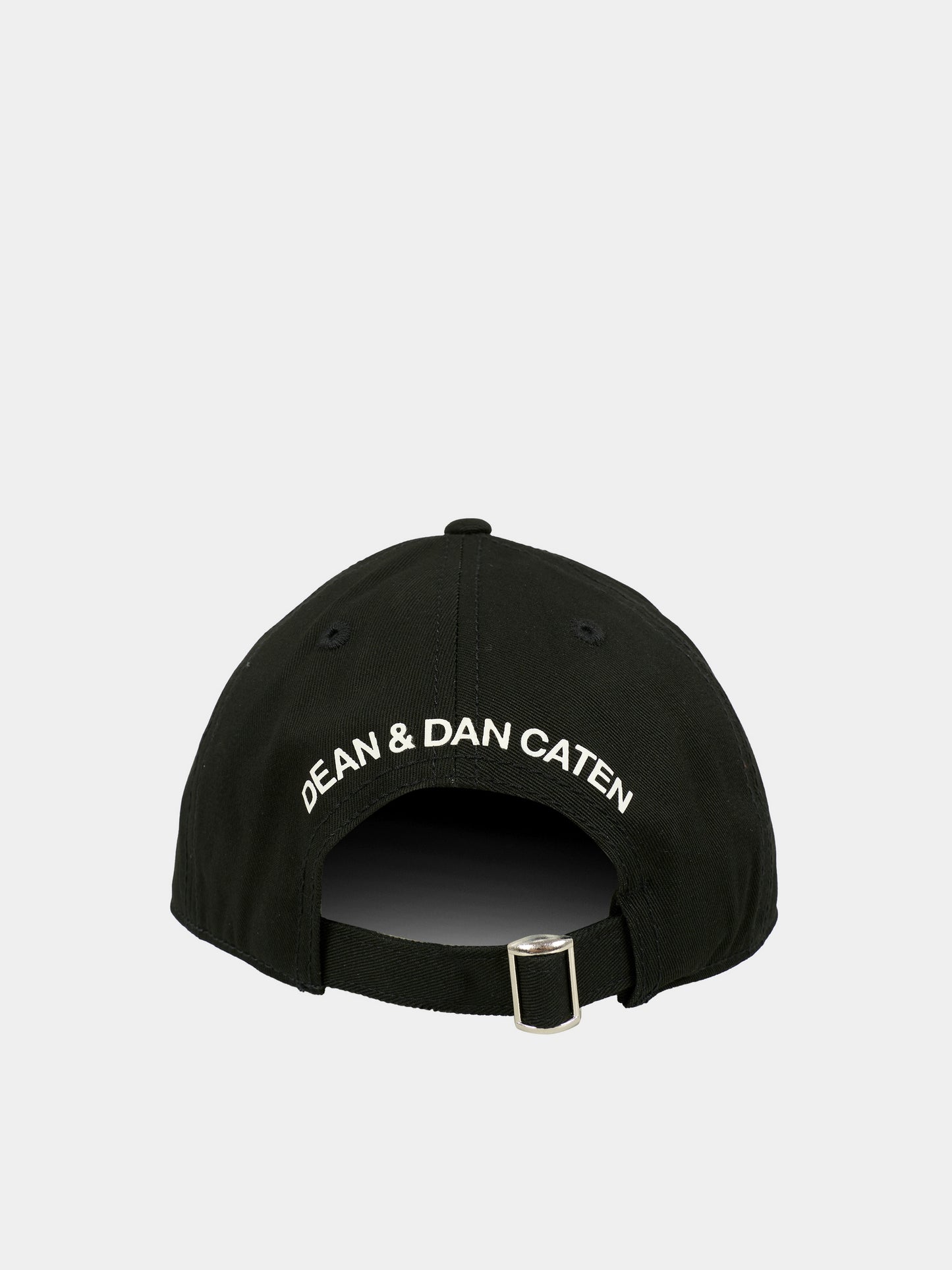 Cappello nero per bambino con logo bianco,Dsquared2,DQ2955-D00YT-DQ900