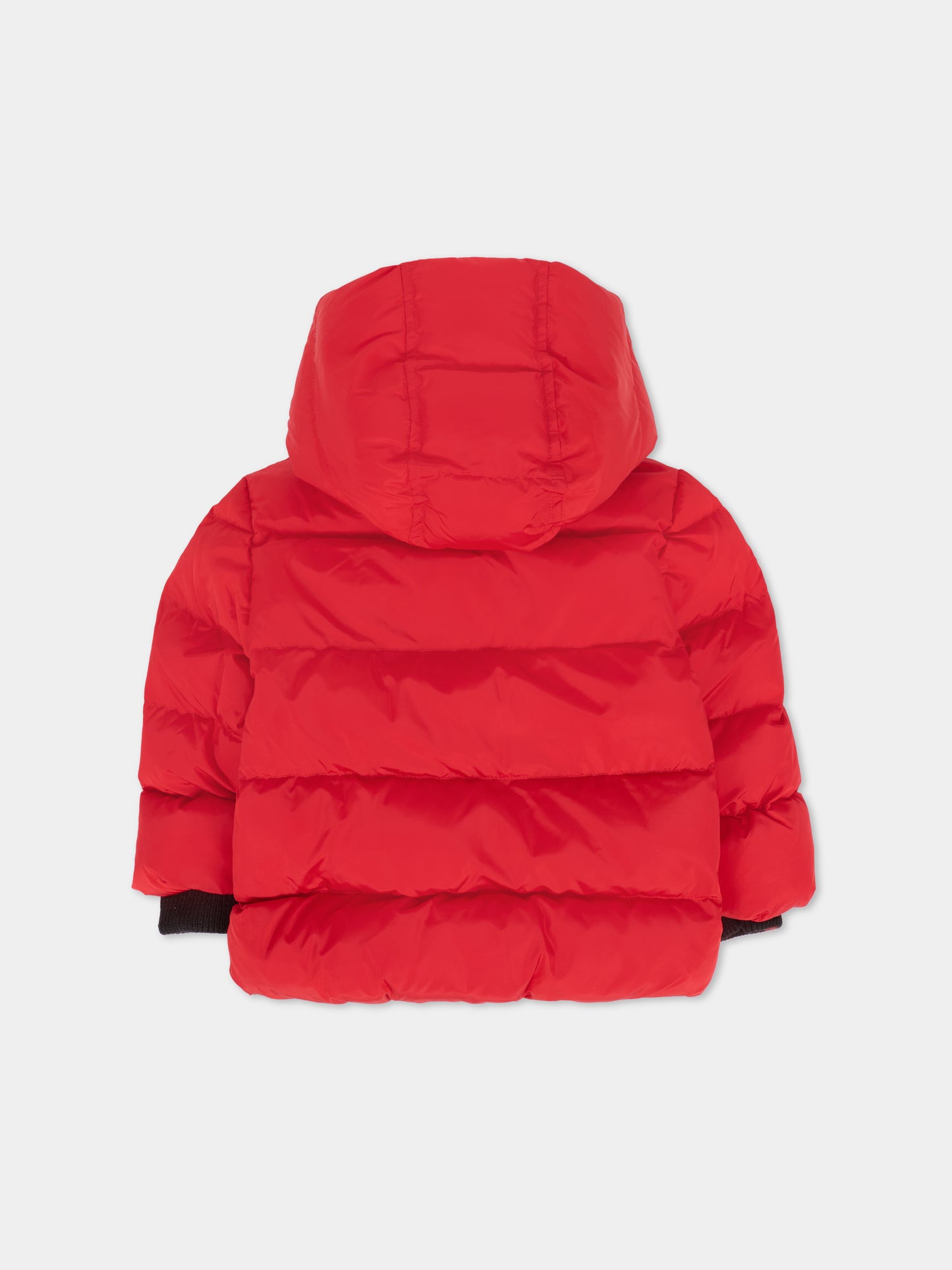 Piumino rosso per neonato con logo,Dsquared2,DQ3084-D00BN-DQ423