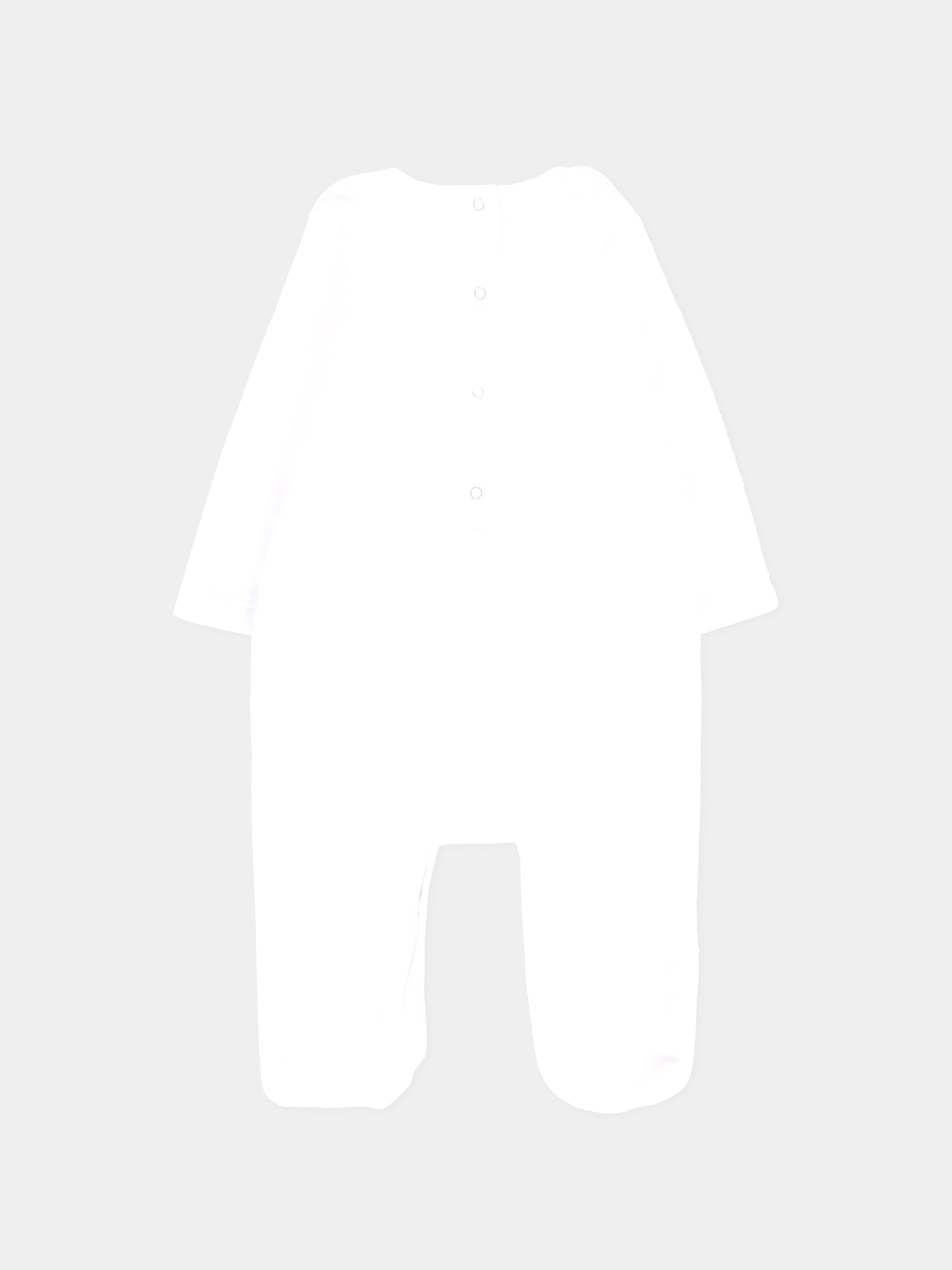 Tutina bianca per neonato con stampa paperi,Dsquared2,DQ3111-D0095-DQ100