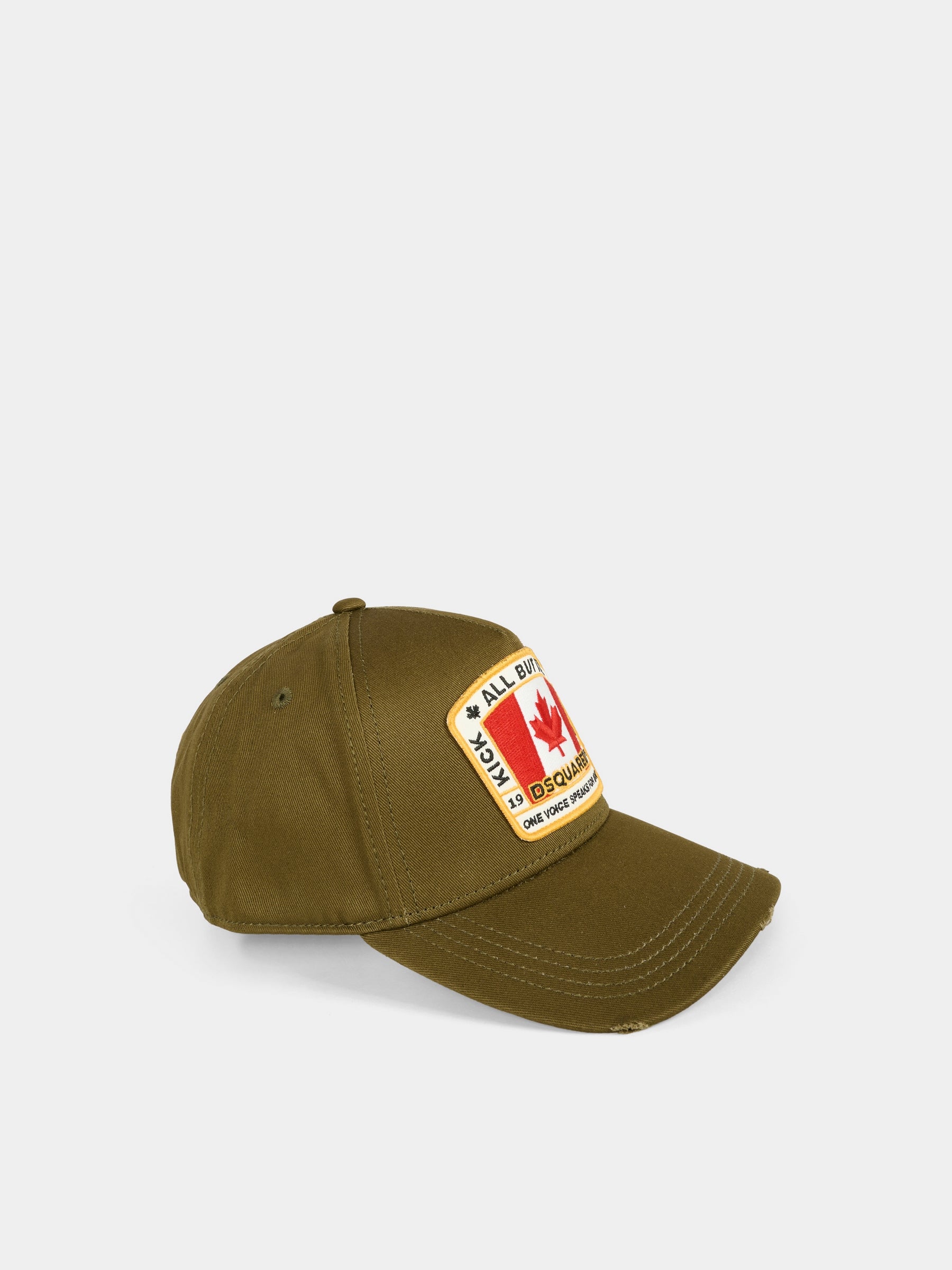 Cappello verde per bambino con logo,Dsquared2,DQ3117-D00YT-DQ518