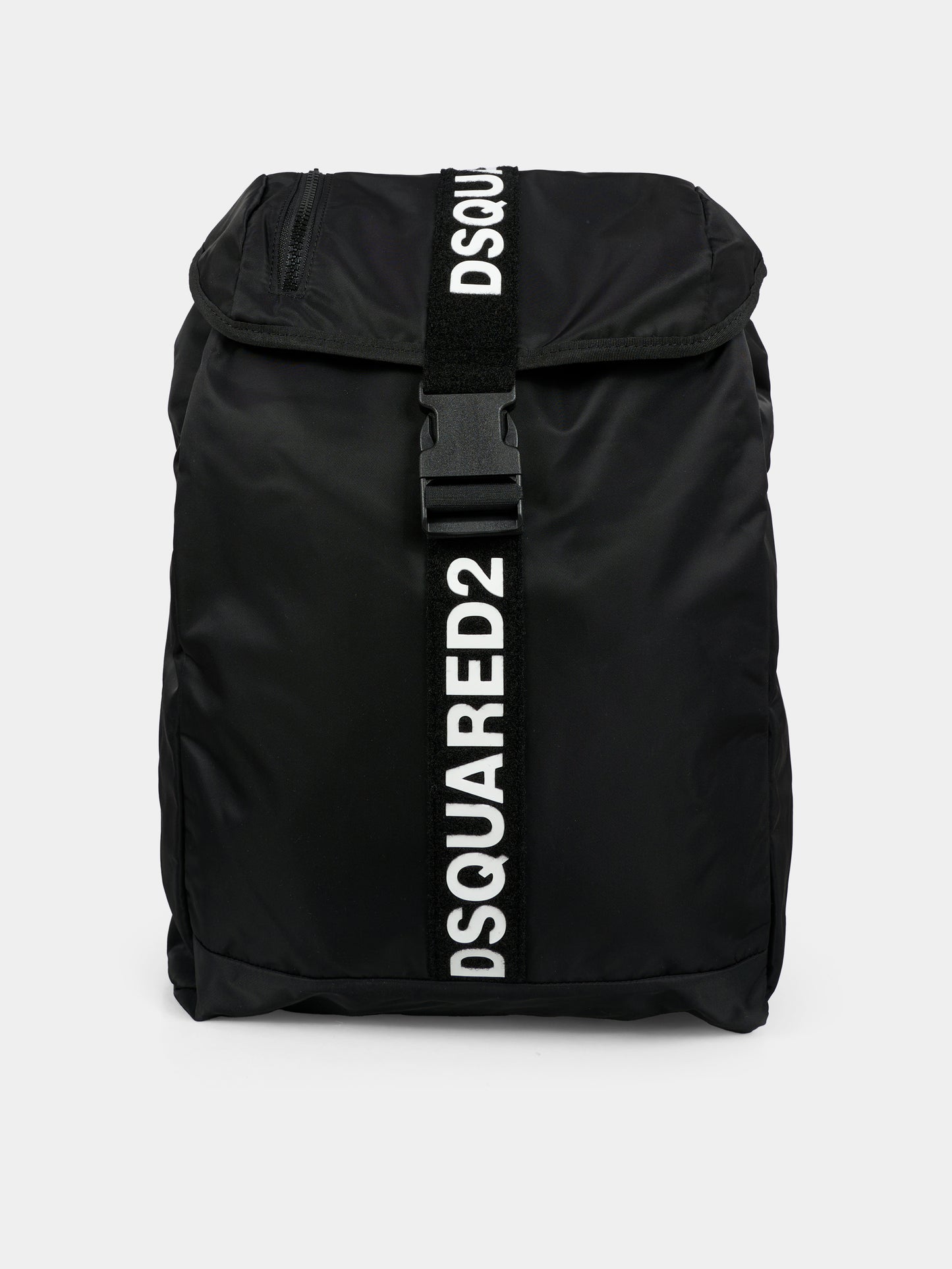 Zaino nero per bambino con logo,Dsquared2,DQ3125-D0A3M-DQ900