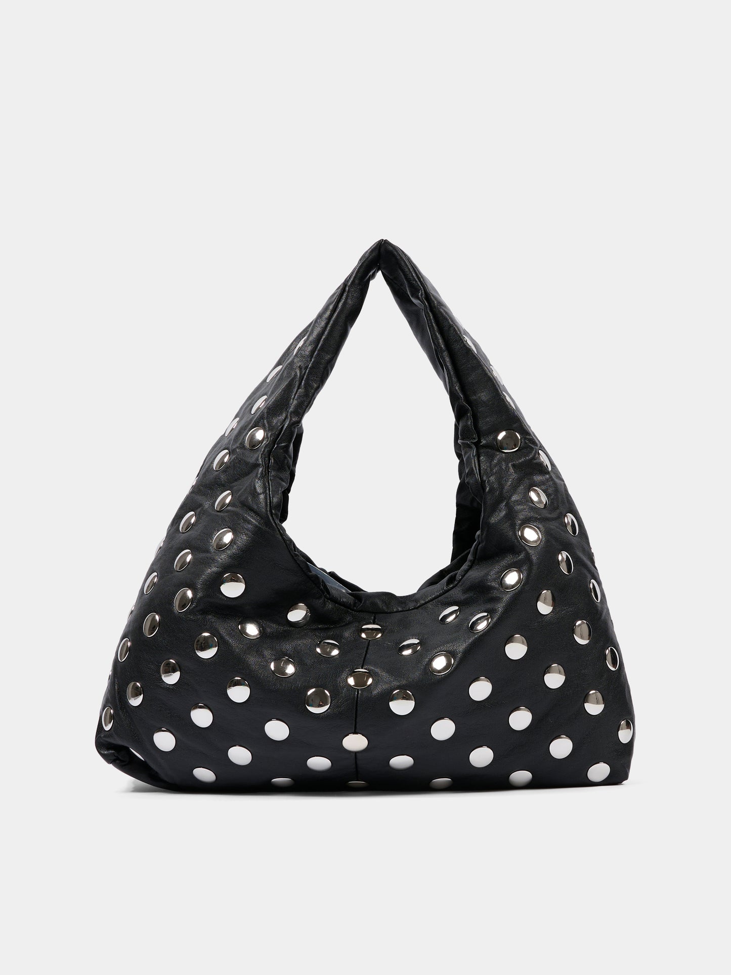 Borsa nera per bambina con borchie,Msgm Kids,F5MSJGBA094 110