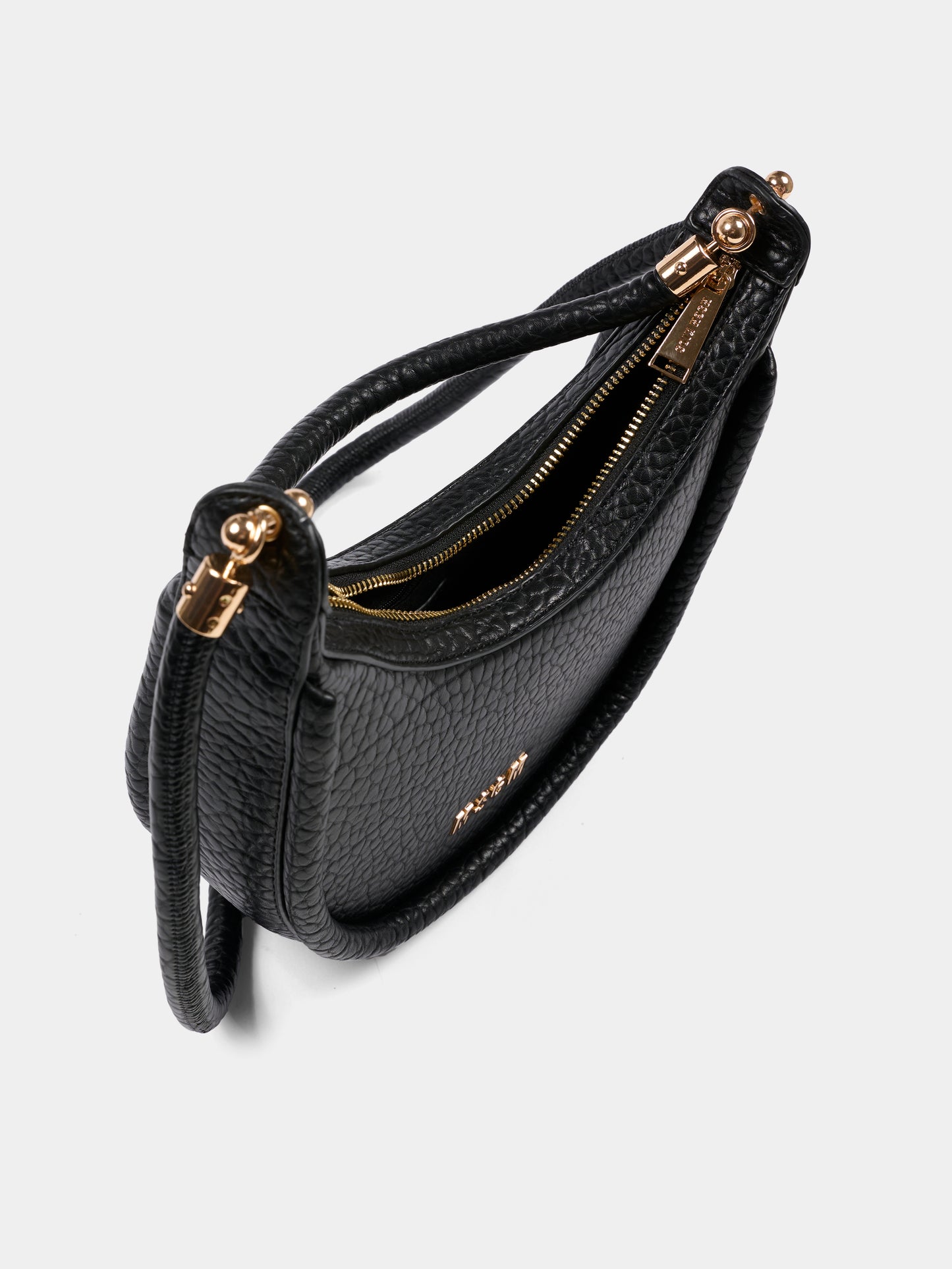 Borsa nera per bambina con logo,Msgm Kids,F5MSJGBA096 110