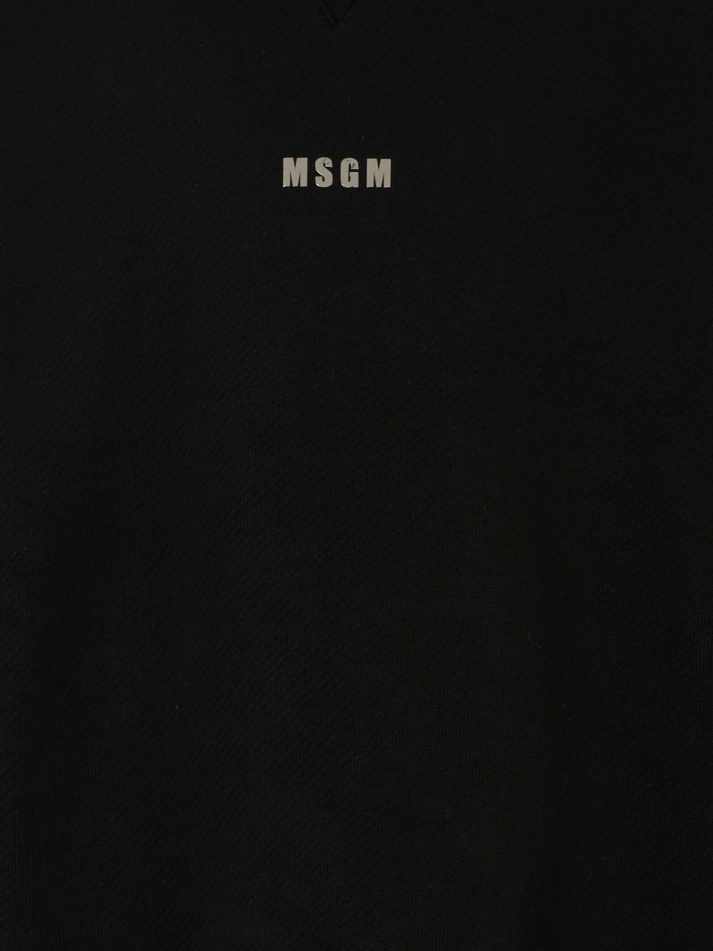 Felpa nera per bambina con logo,Msgm Kids,F5MSJGSW188 110