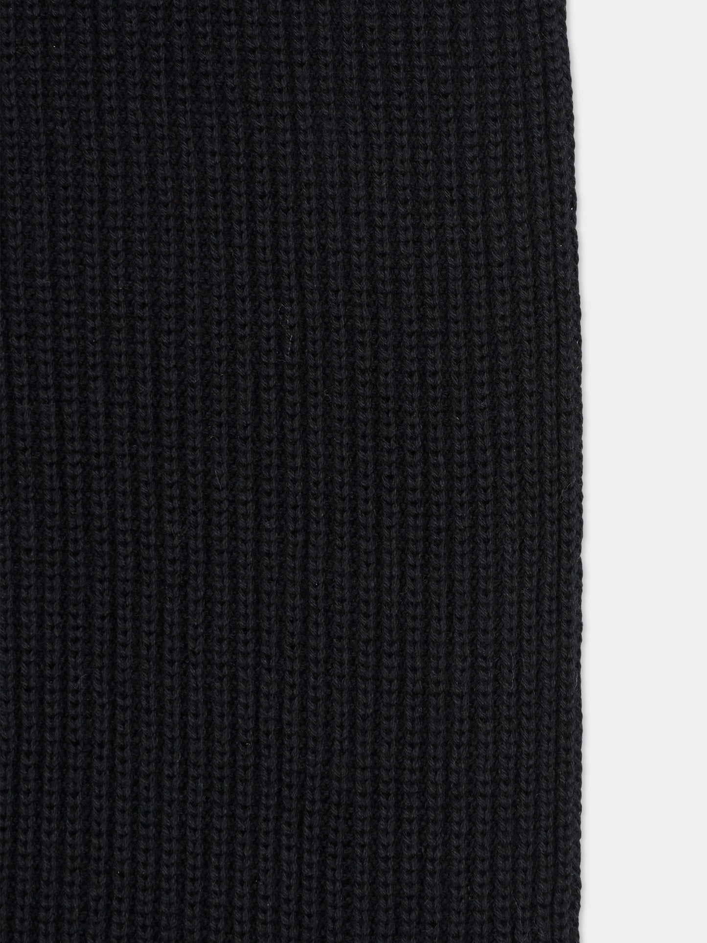 Sciarpa nera per bambini con logo,Msgm Kids,F5MSJUSC092 110/38