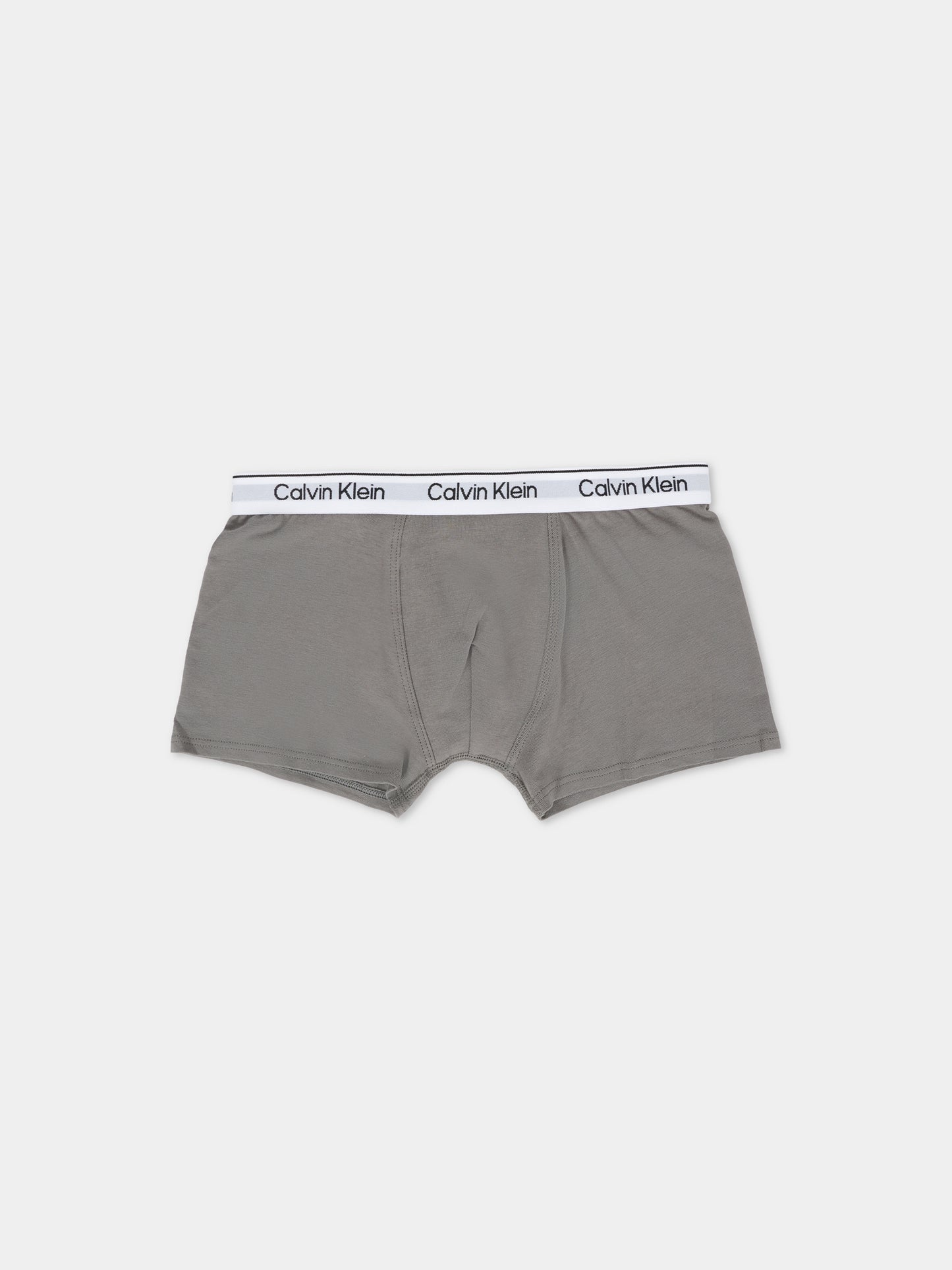 Set boxer nero per bambino con logo,Calvin Klein Kids,25WCAB70B700506 0UA