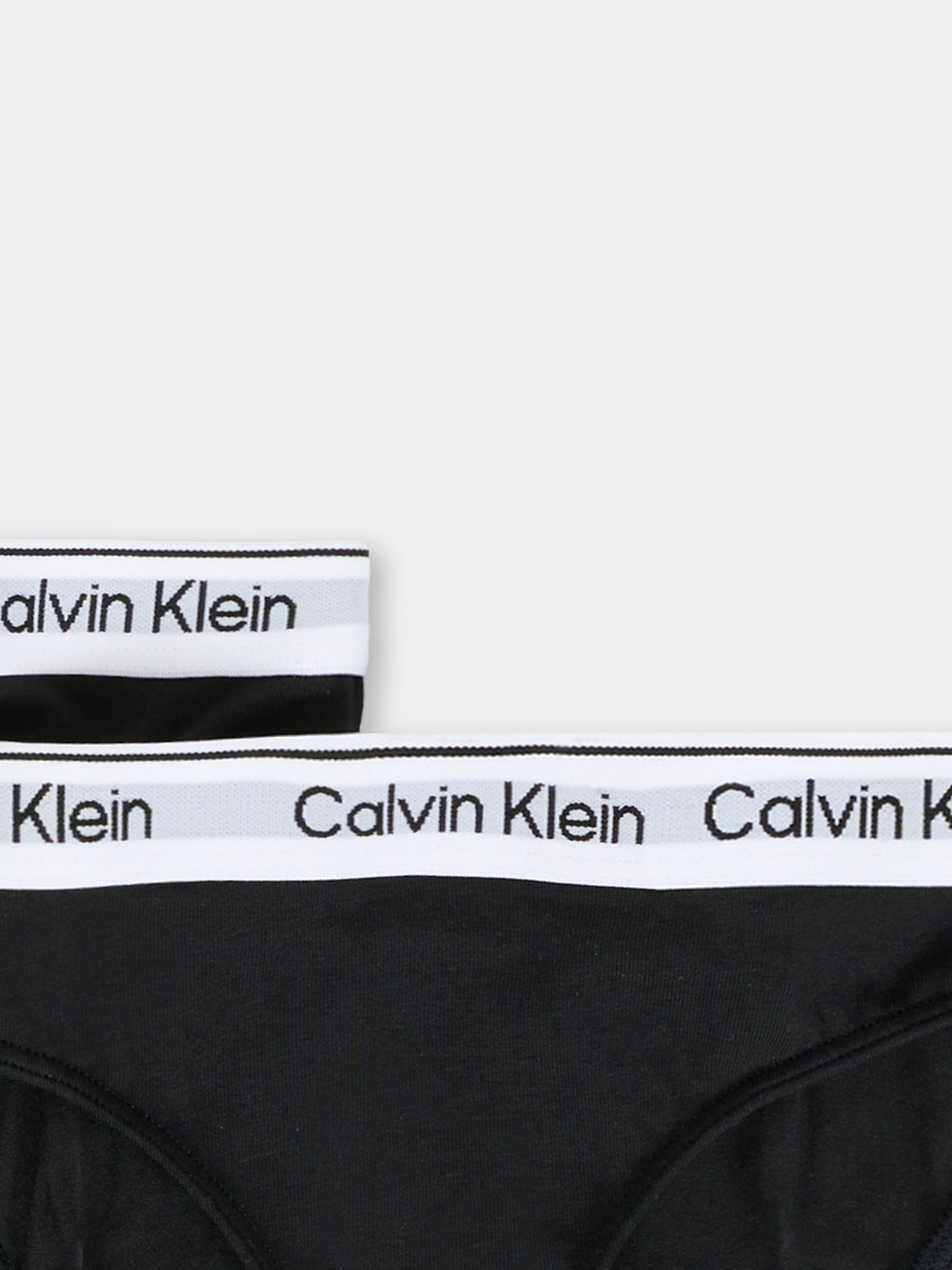 Set slip neri per bambina con logo,Calvin Klein Kids,G80G800726 0SA