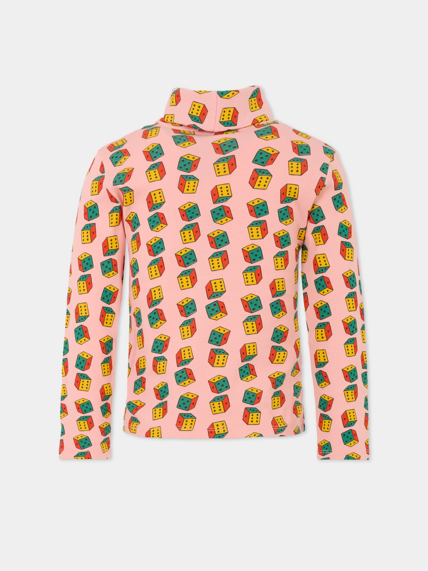 Dolcevita multicolor per bambina con dadi all over,Bobo Choses,B225AC025