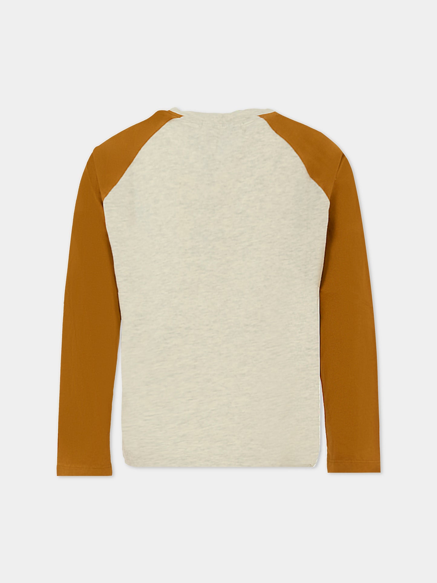 T-shirt grigia per bambino con logo blu,Bobo Choses,B225AC019