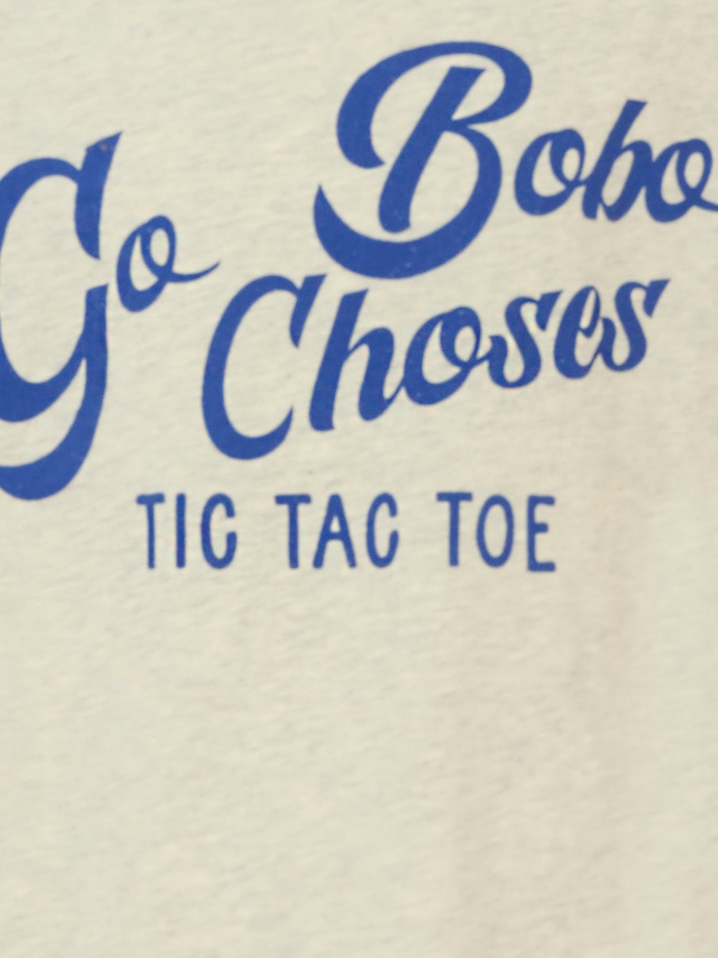 T-shirt grigia per bambino con logo blu,Bobo Choses,B225AC019