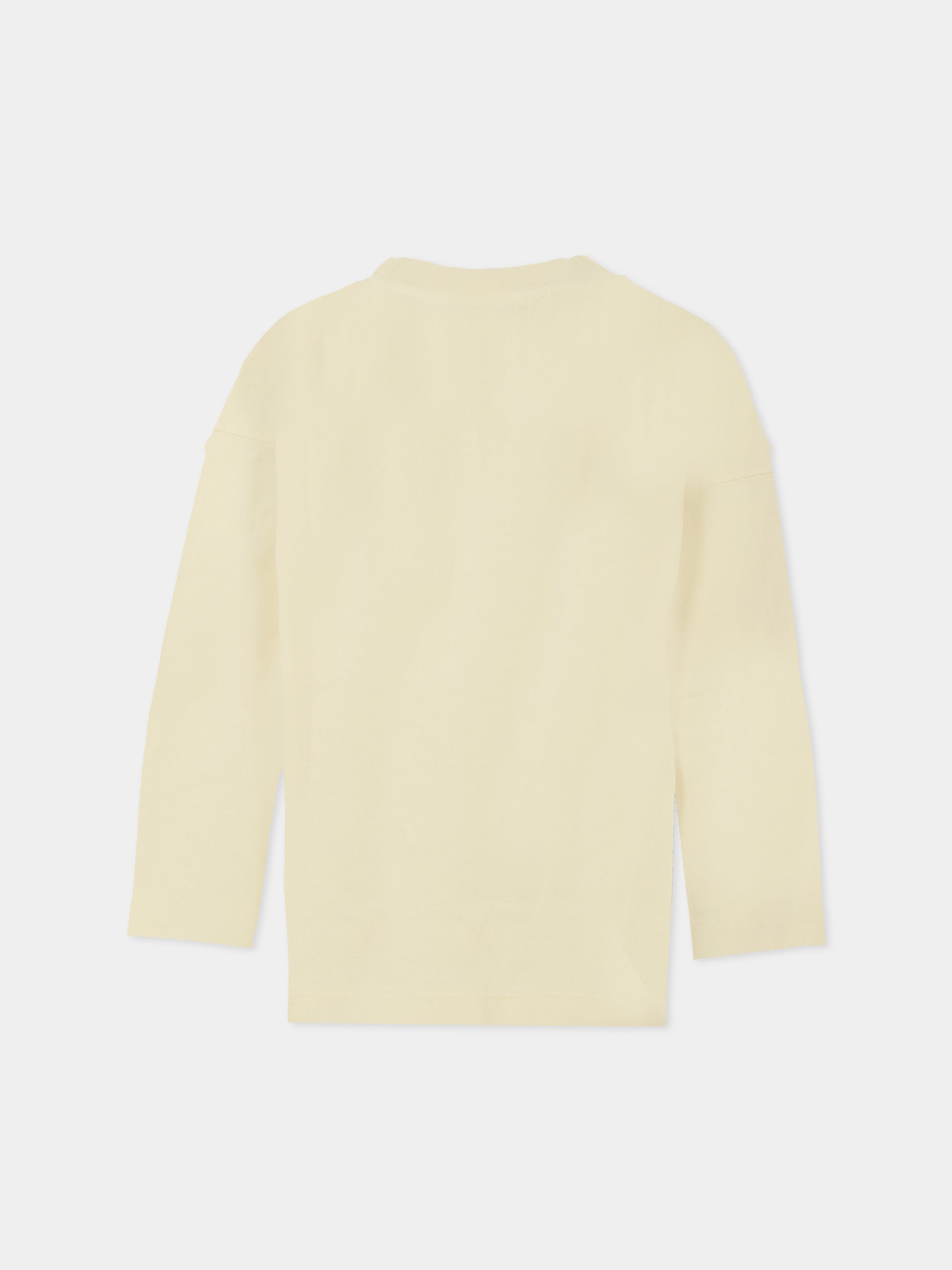 T-shirt avorio per bambini con cane,Bobo Choses,B225AC022