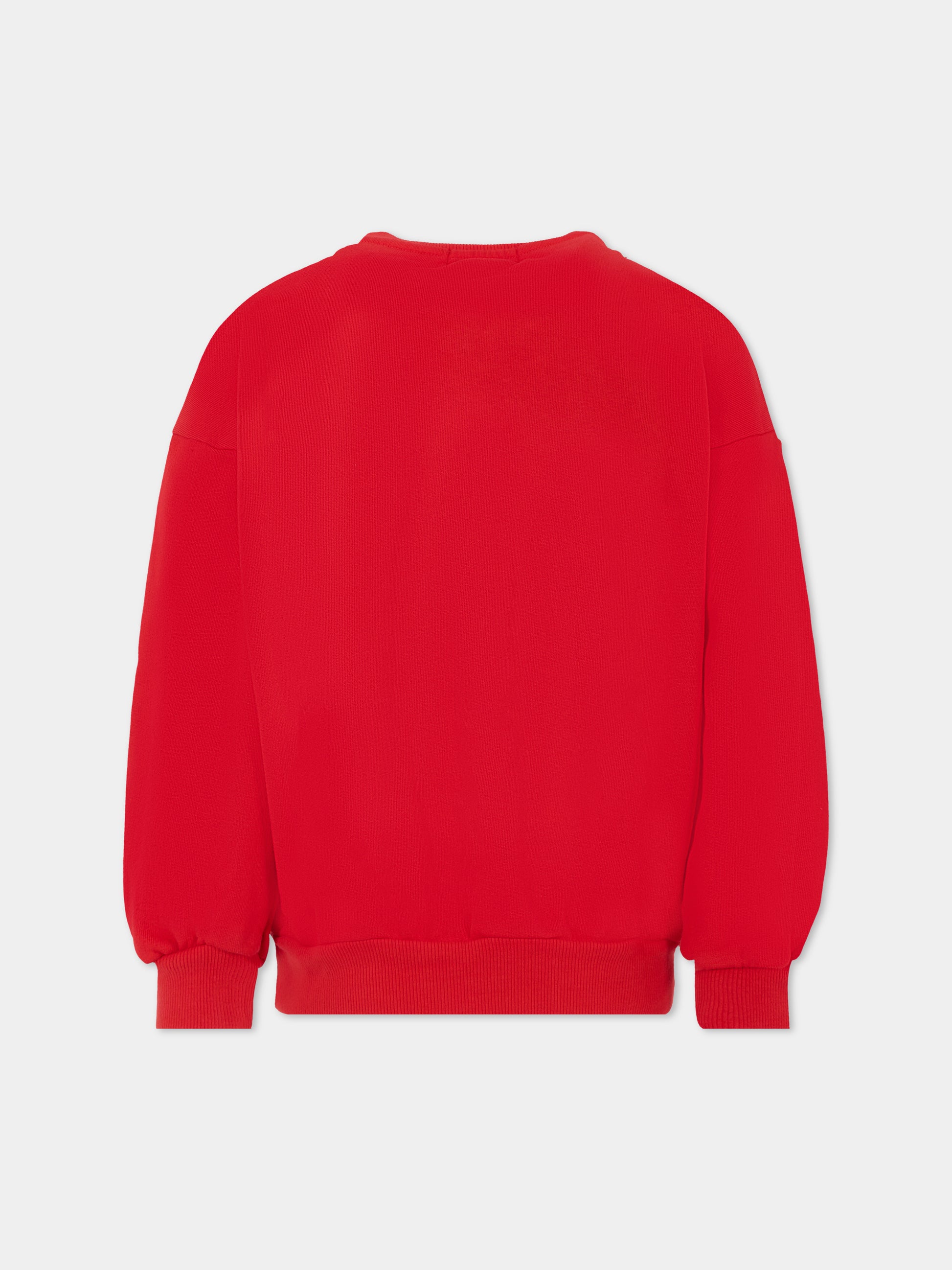 Felpa rossas per bambini con gioco campana,Bobo Choses,B225AC036