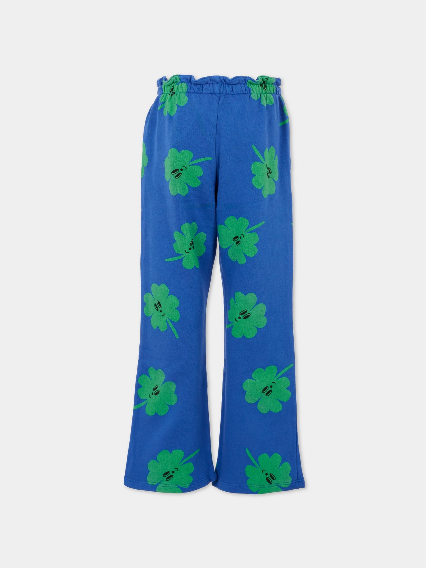 Pantaloni blu per bambina con quadrifogli,Bobo Choses,B225AC074