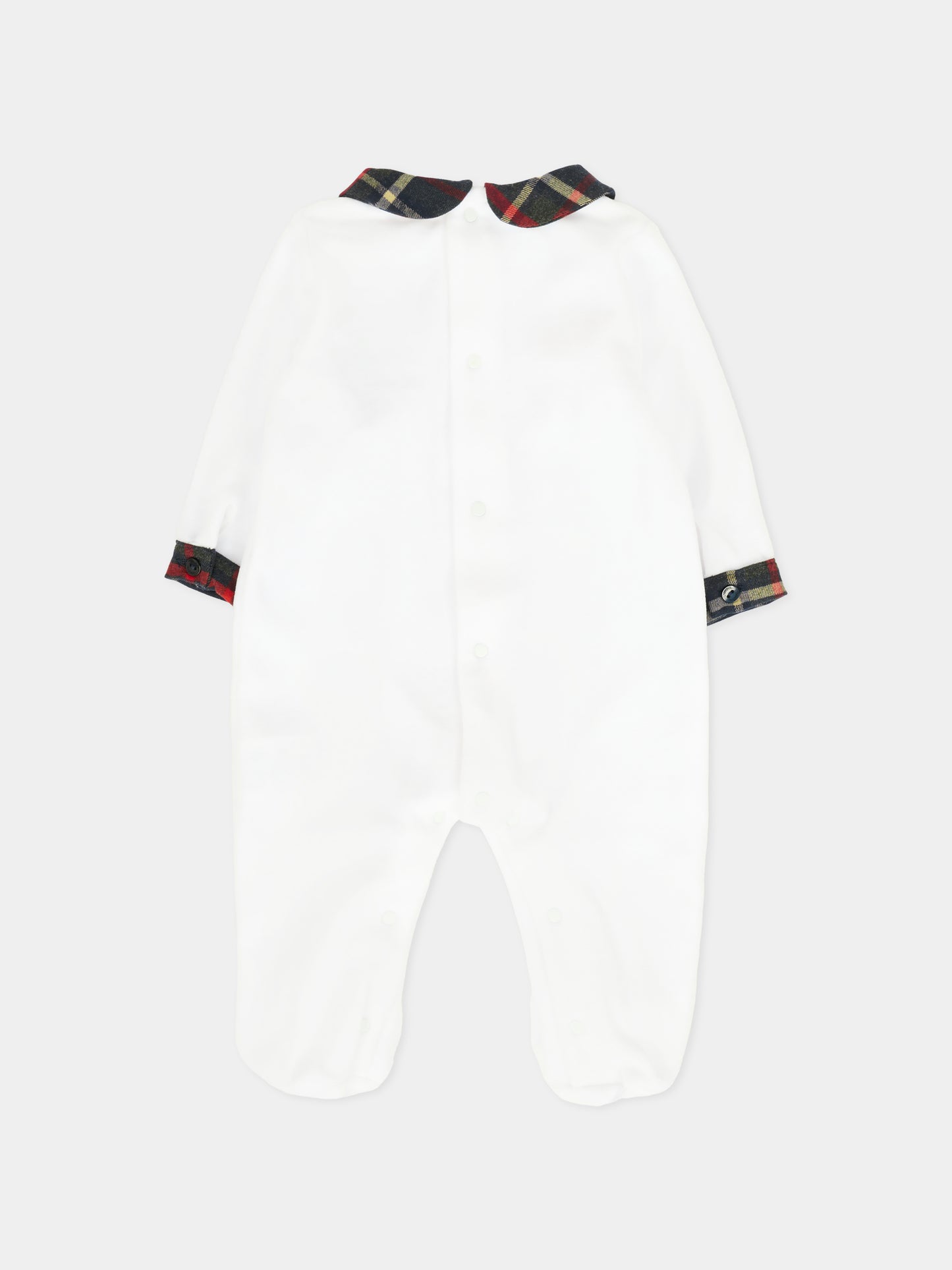 Tutina bianca per neonati con orsetti,Patachou,PAP BAB4133137 000