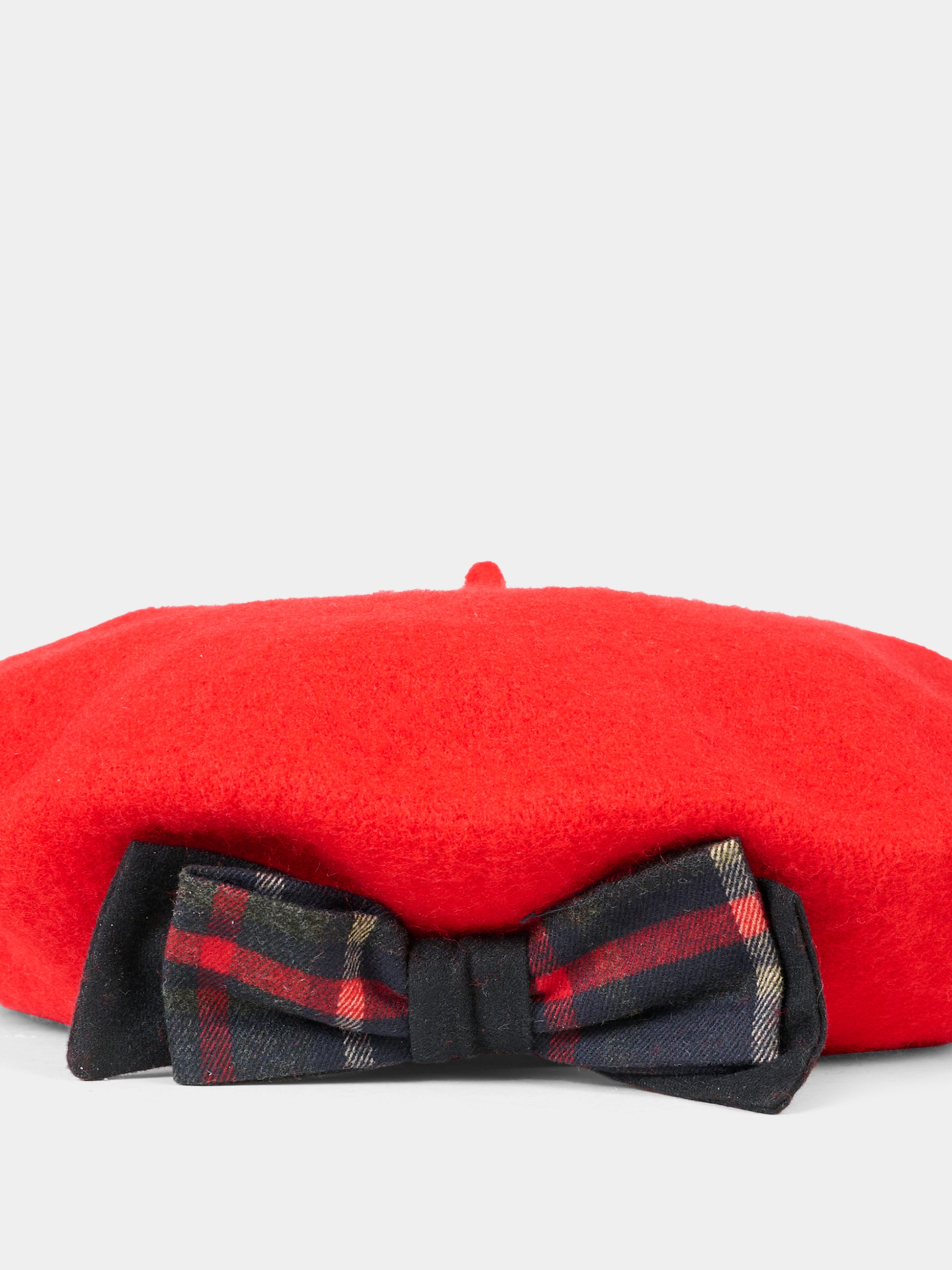 Basco rosso per bambina con fiocco blu,Patachou,PAP BNA4133473 960