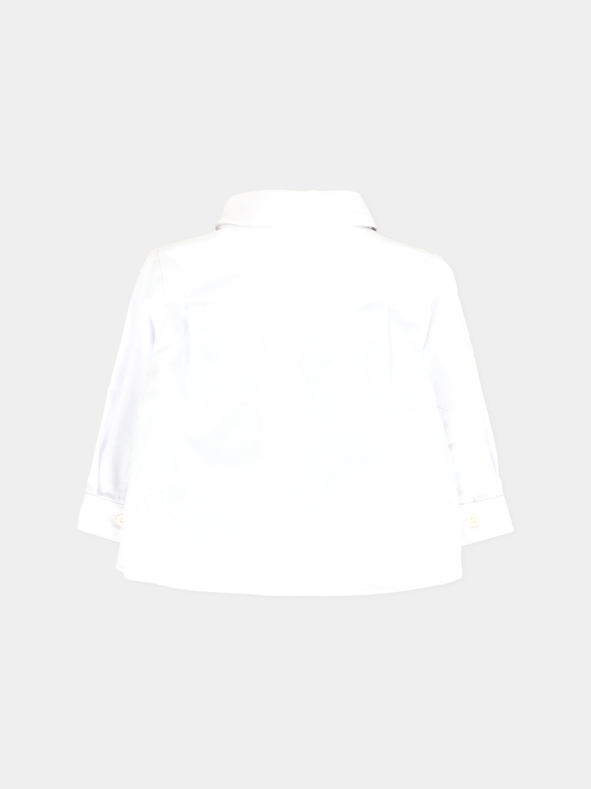 Camicia bianca per neonato con papillon,Patachou,PAP CM4133385 360