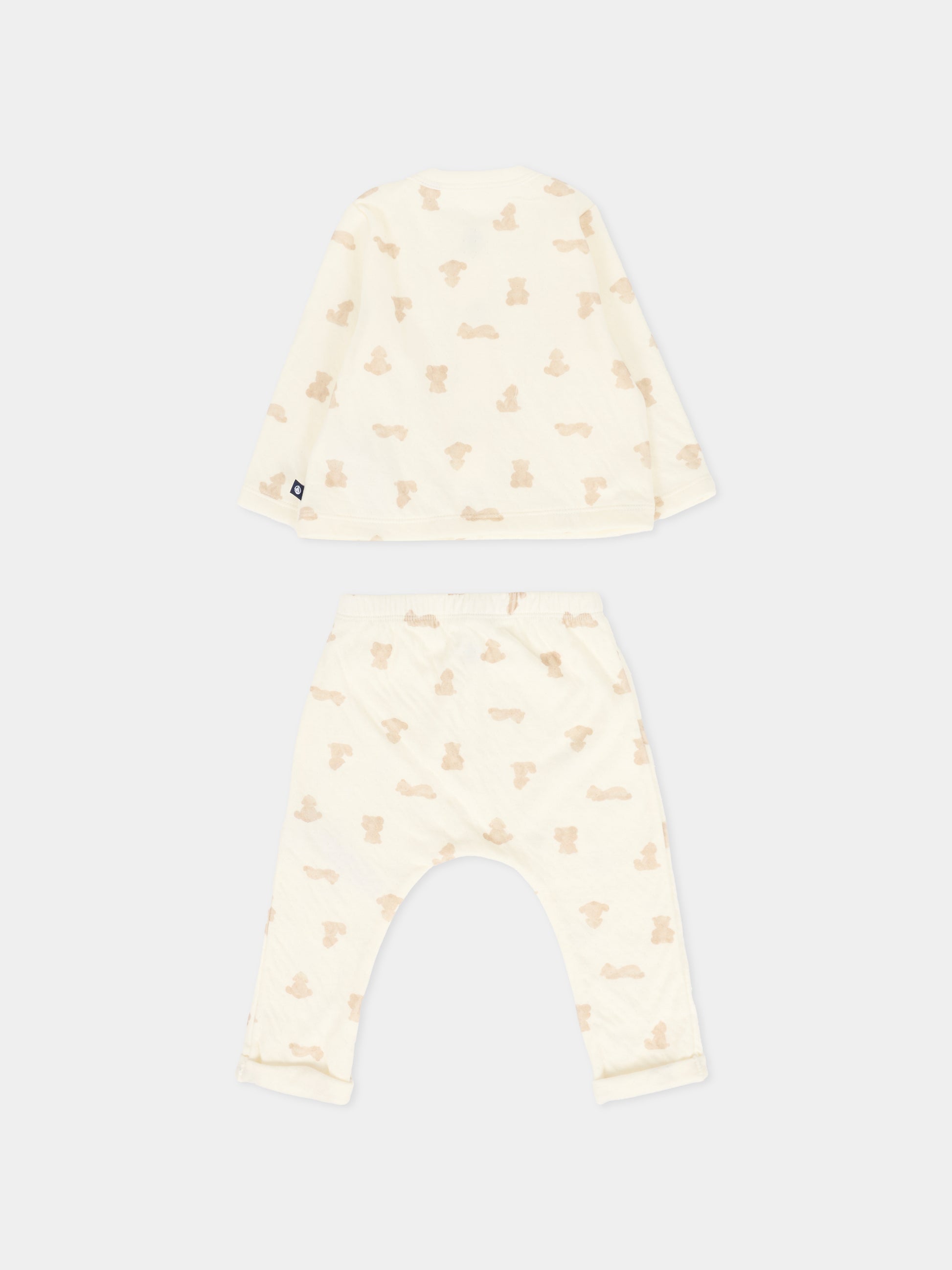 Completo nascita per neonati con orsetti,Petit Bateau,A0DTW 01