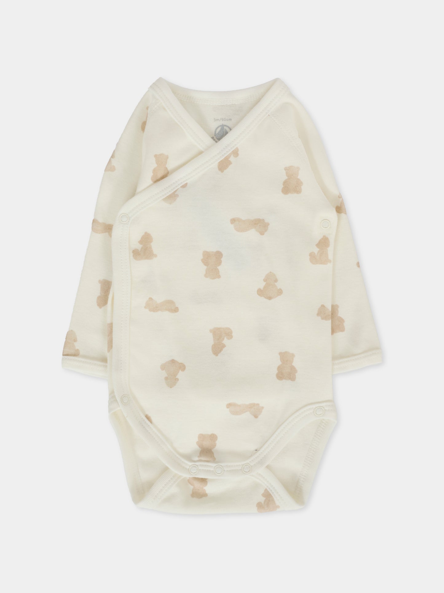 Set di body multicolor per neonati con orsi,Petit Bateau,A0DZG 00