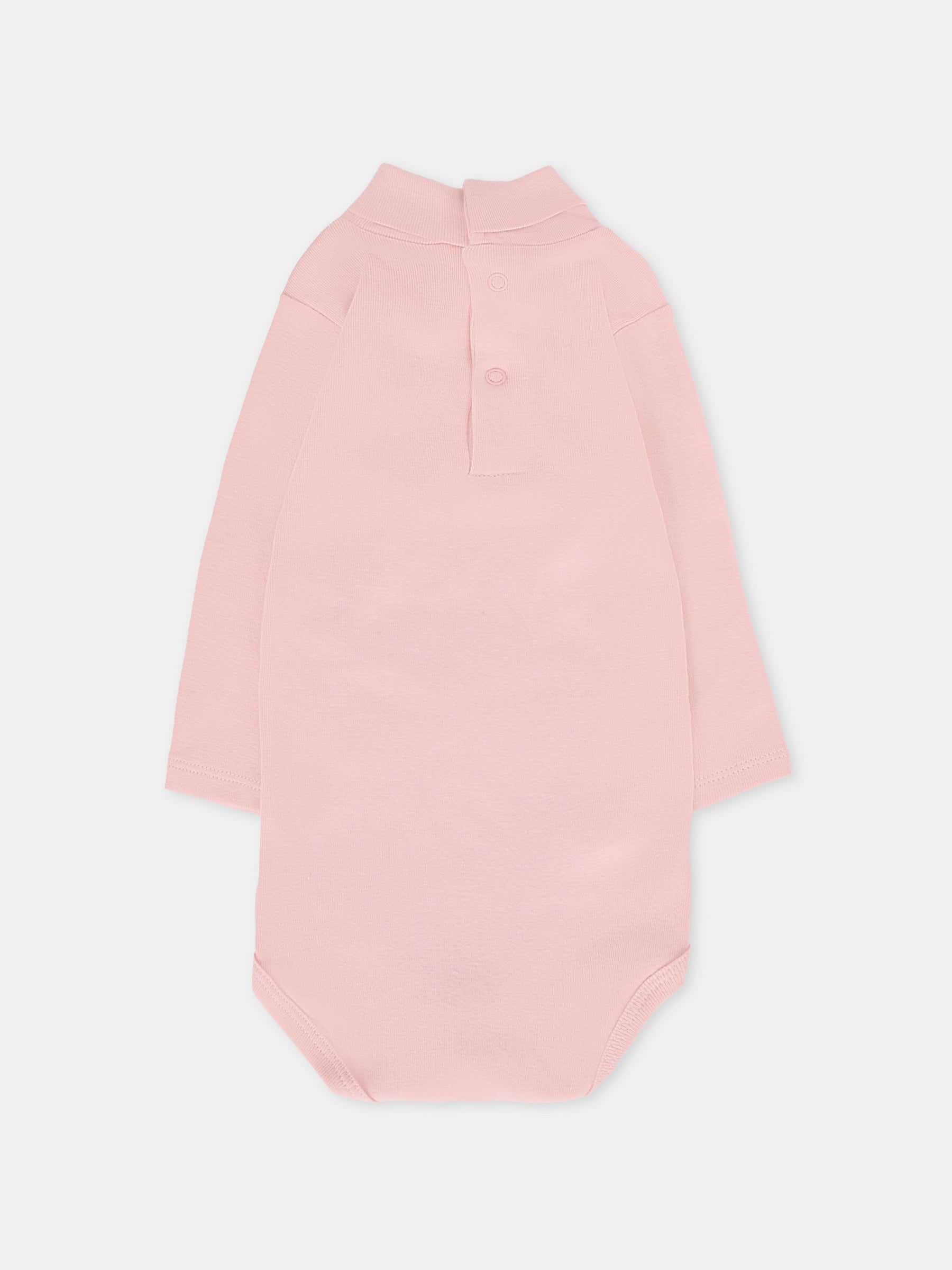 Body rosa per neonata con logo,Petit Bateau,A0DX5 01