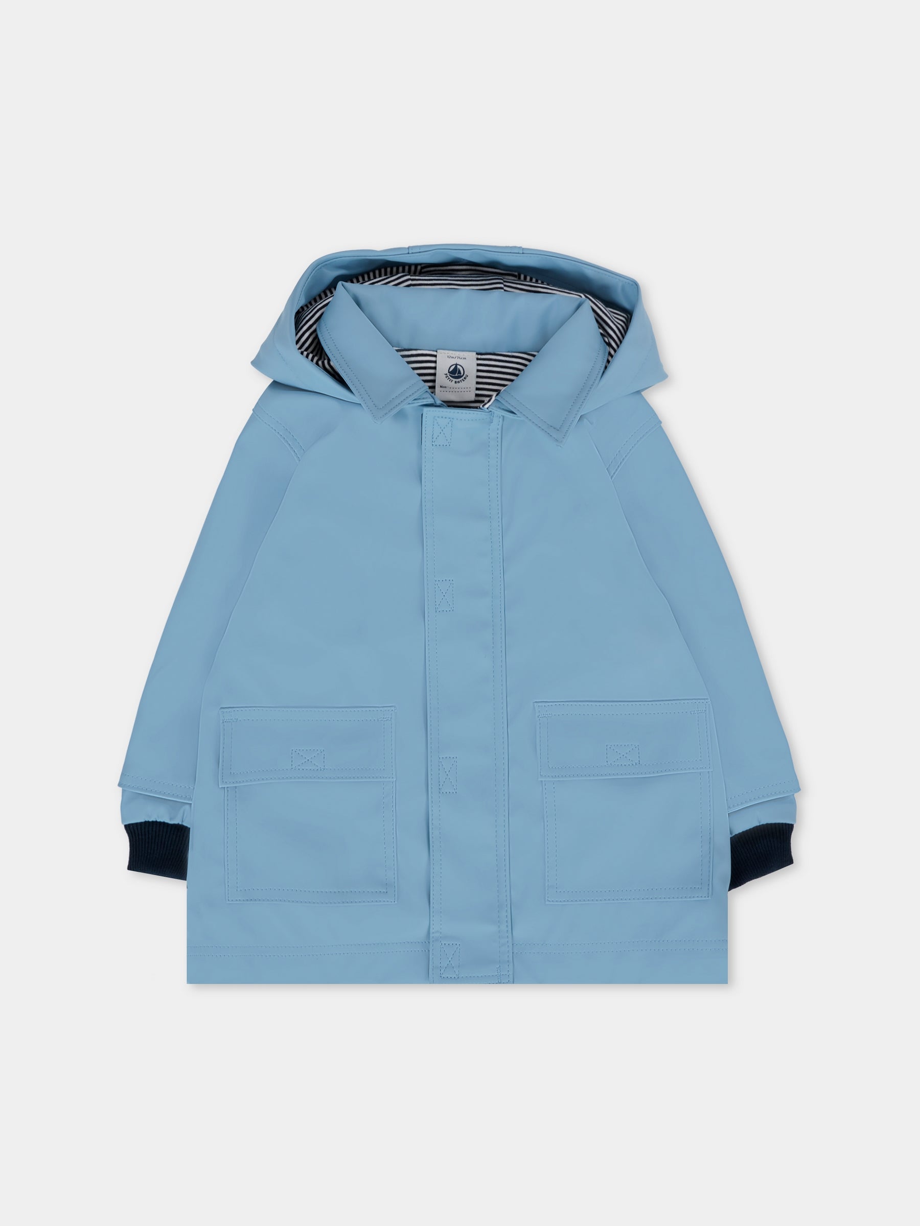 Impermeabile celeste per neonato,Petit Bateau,A0EEB 02