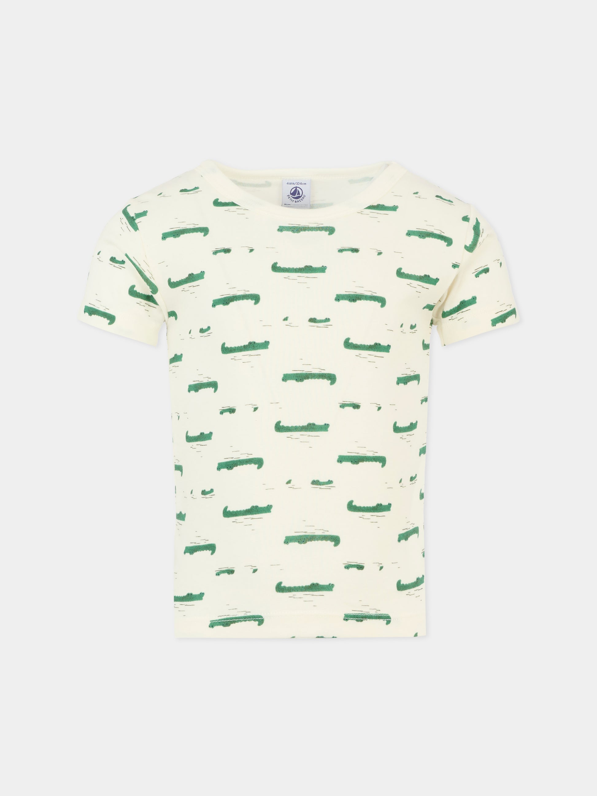 Set t-shirt multicolor per bambino con coccodrilli,Petit Bateau,A0EDH 00