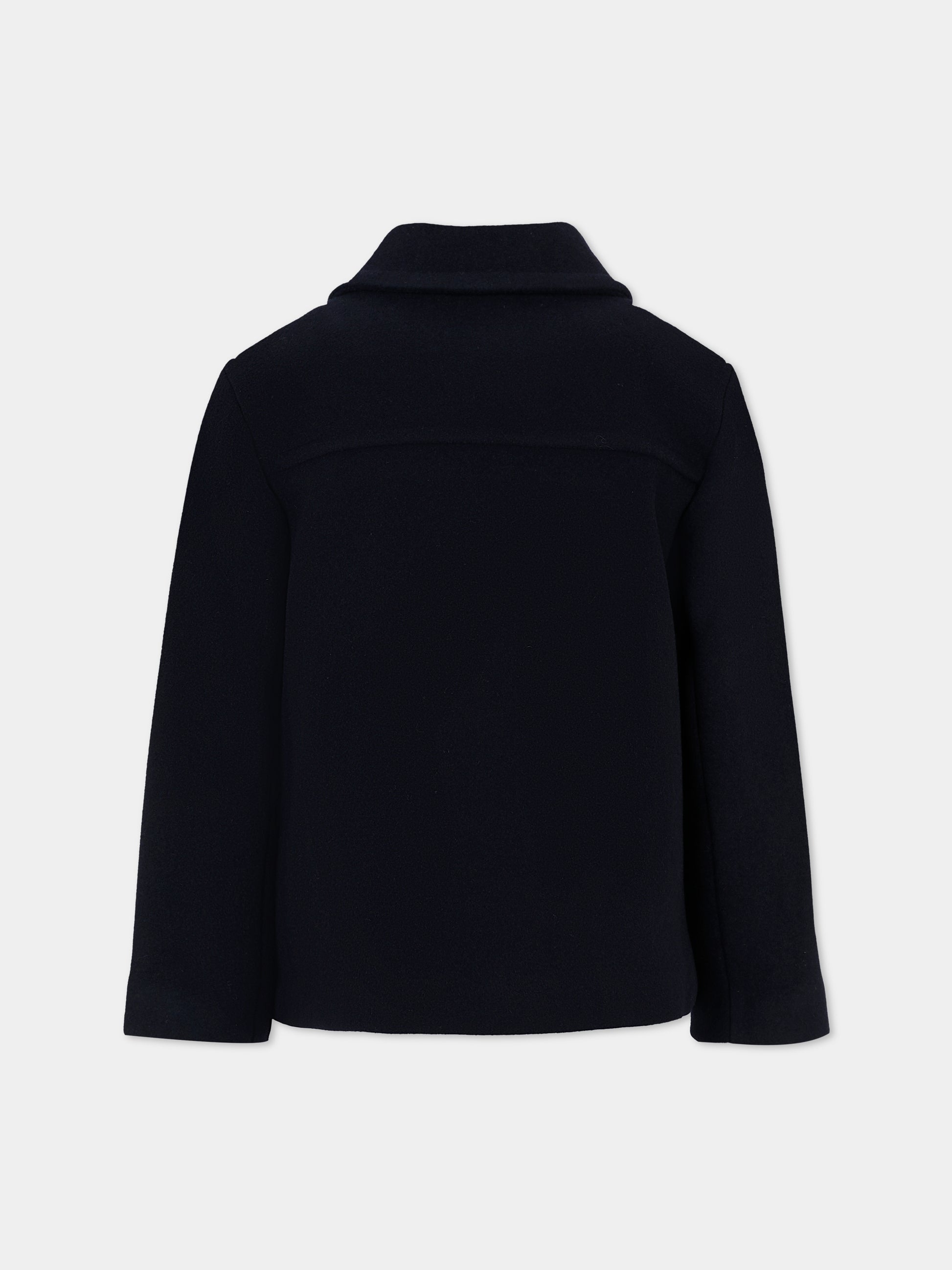 Cappotto blu per bambina,Petit Bateau,A0EGX 01