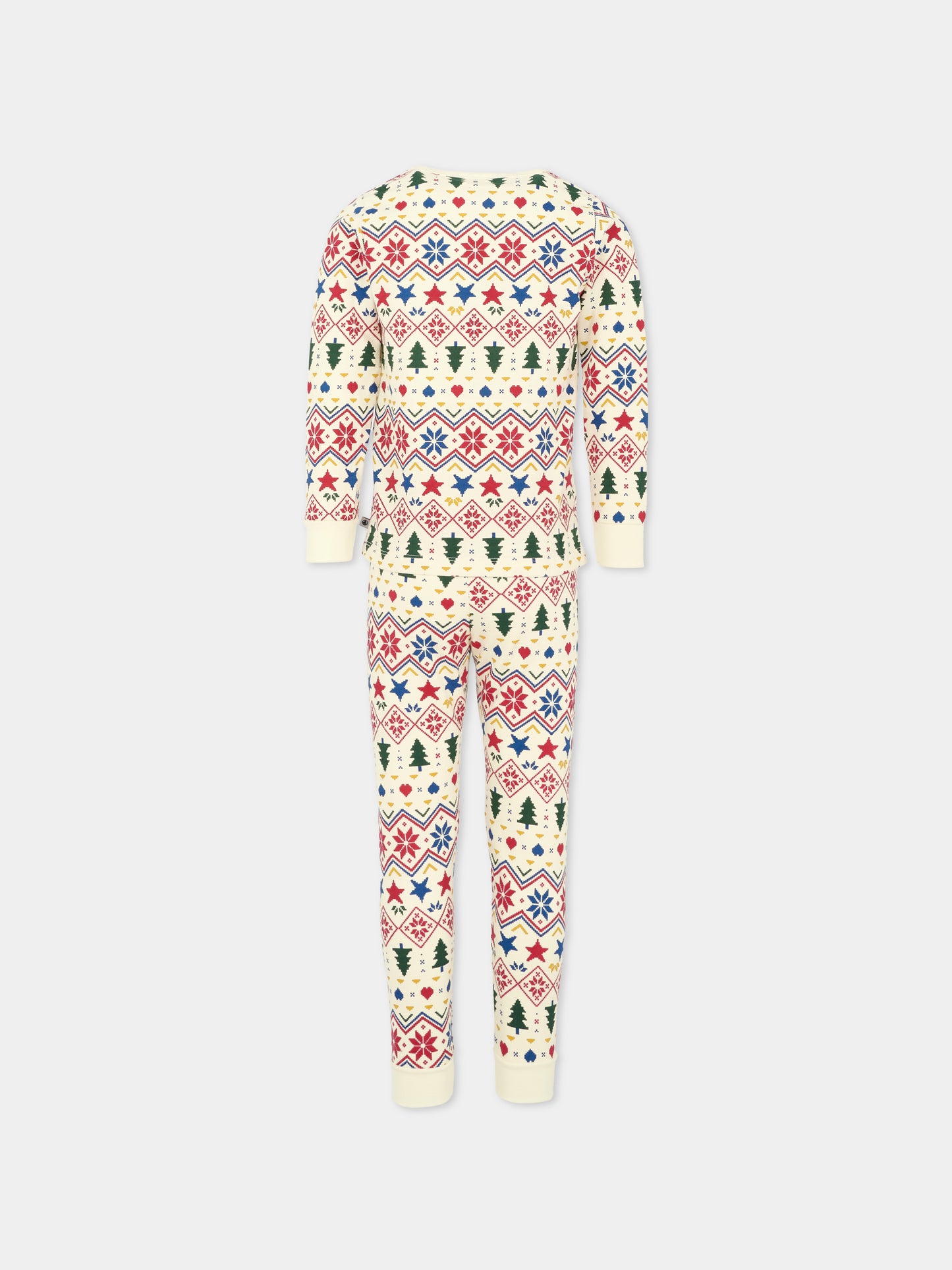 Pigiama multicolor per bambini con motivo natalizio,Petit Bateau,A0DW5 01