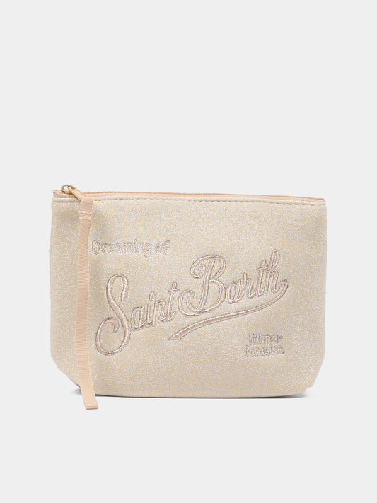 Pochette Aline oro per bambina con logo,Mc2 Saint Barth,ALI0026 - 00208I