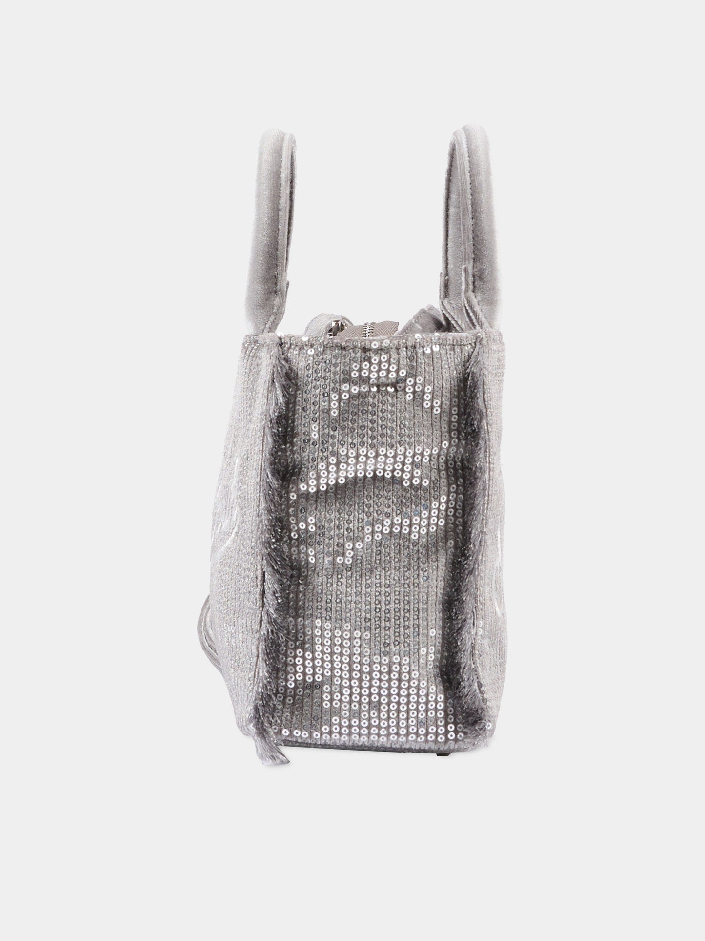 Borsa Vanity Mini argento per bambina con logo,Mc2 Saint Barth,VAMI027 - 01398I