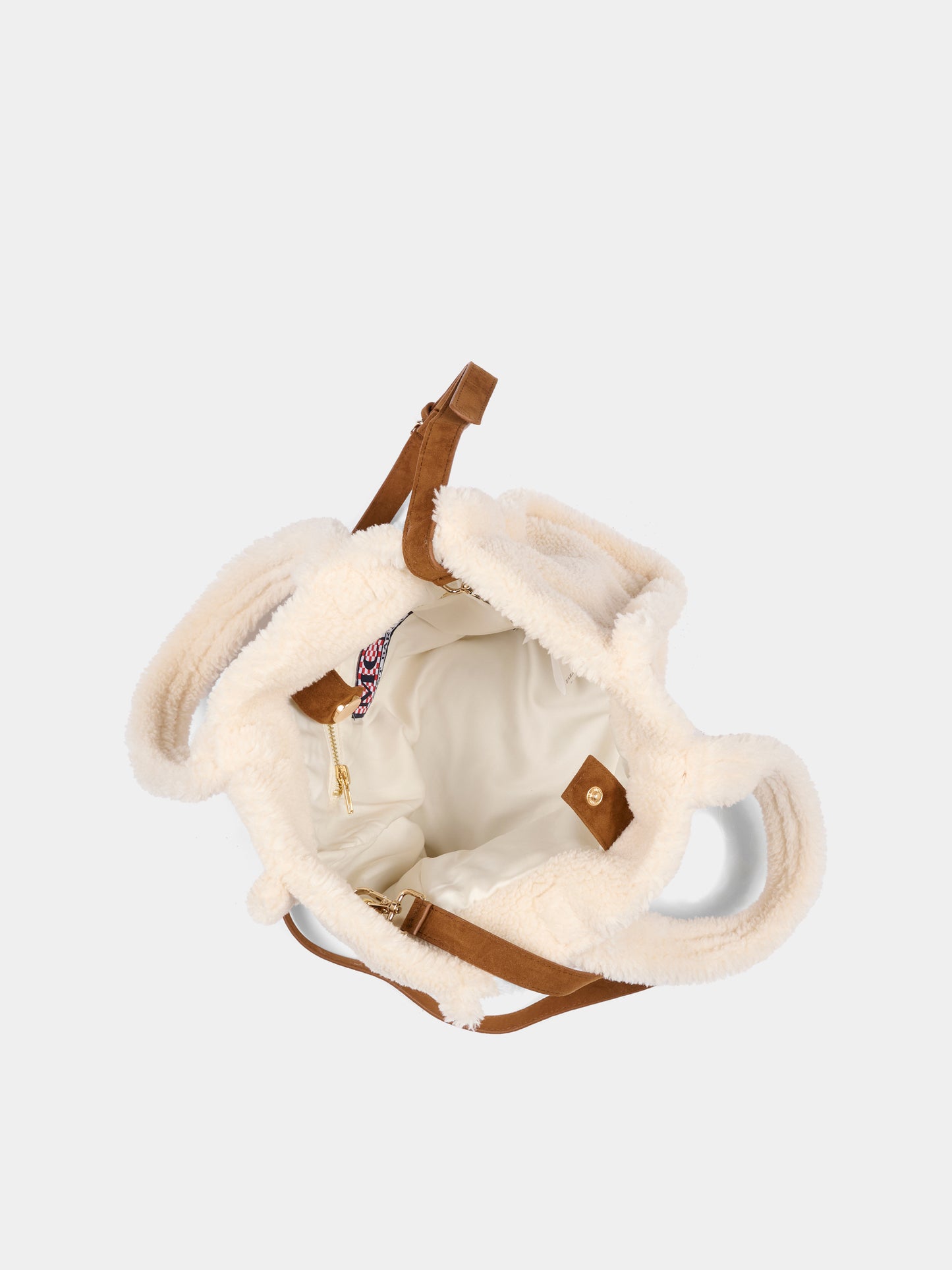 Borsa Colette avorio per bambina con logo,Mc2 Saint Barth,COL0032 - 01477I