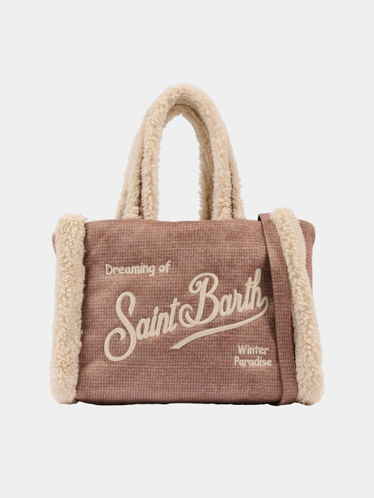 Borsa Colette marrone per bambina con logo,Mc2 Saint Barth,COL0031 - 00285I