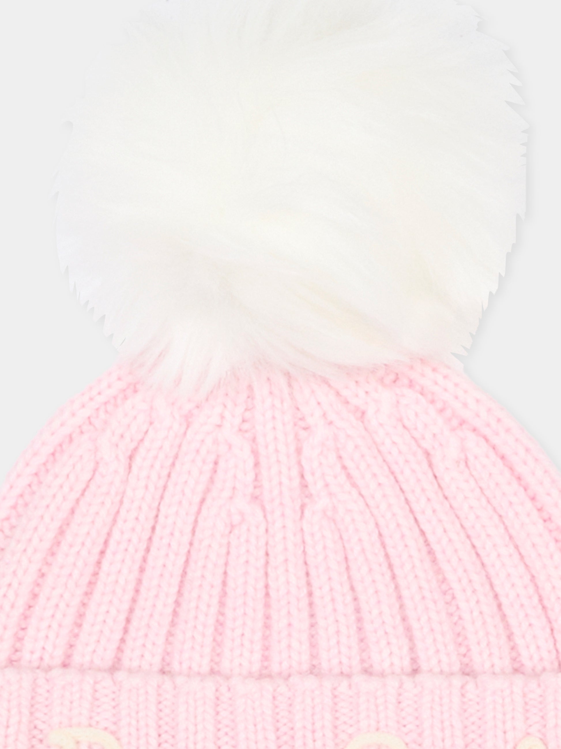 Berretto rosa per bambina con scritta,Mc2 Saint Barth,WENG007 - 02078I