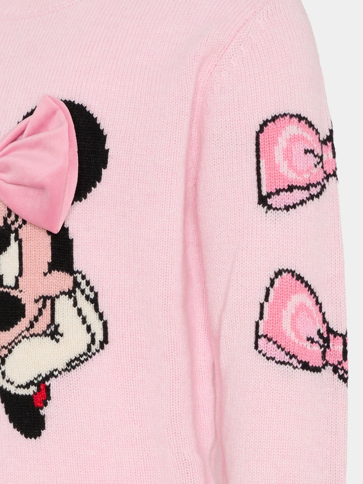 Maglione rosa per bambina con Minnie,Mc2 Saint Barth,PRC0001 - 02434I