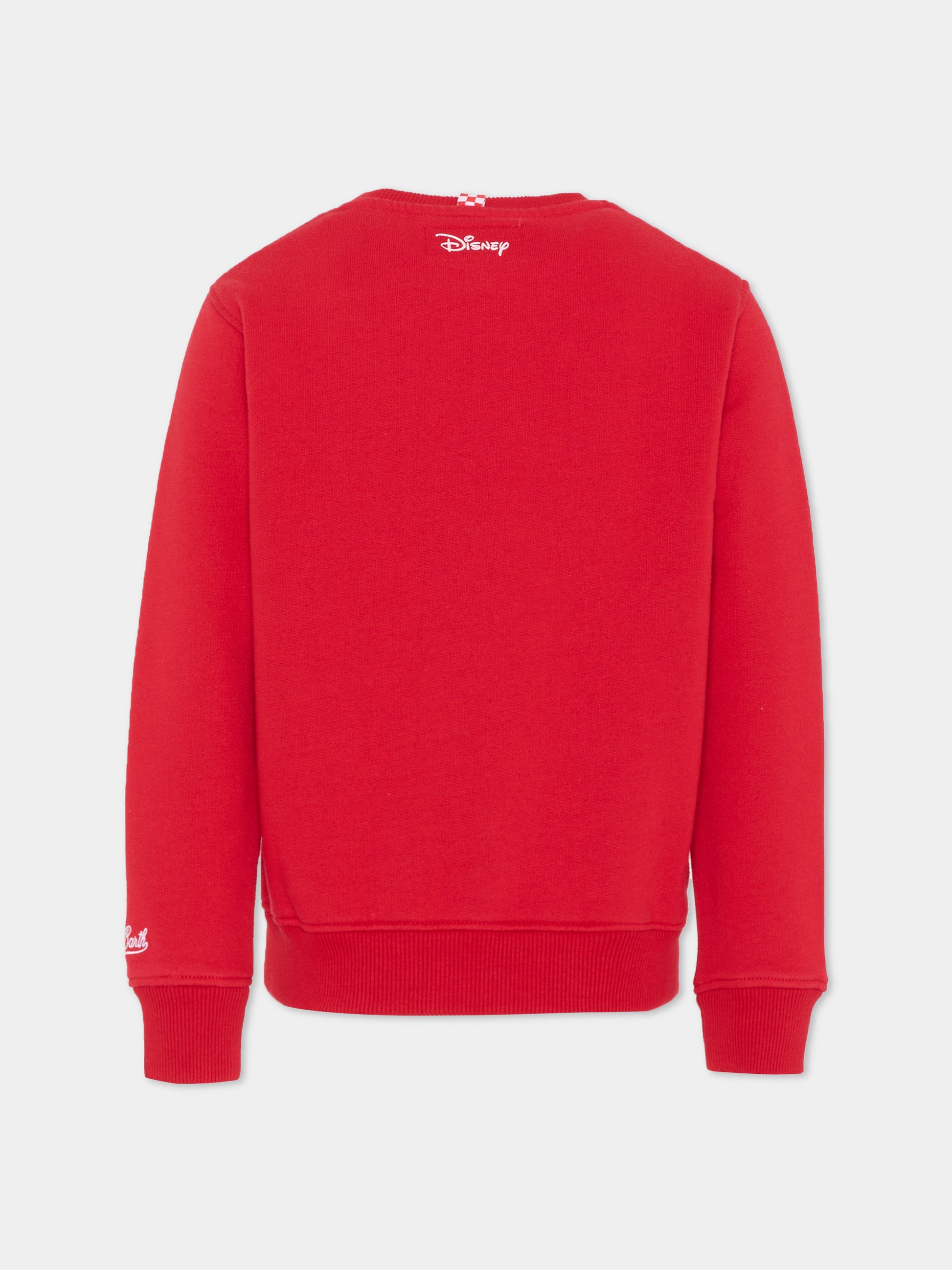 Felpa rossa per bambino con Topolino,Mc2 Saint Barth,HUT0004 - 01736I