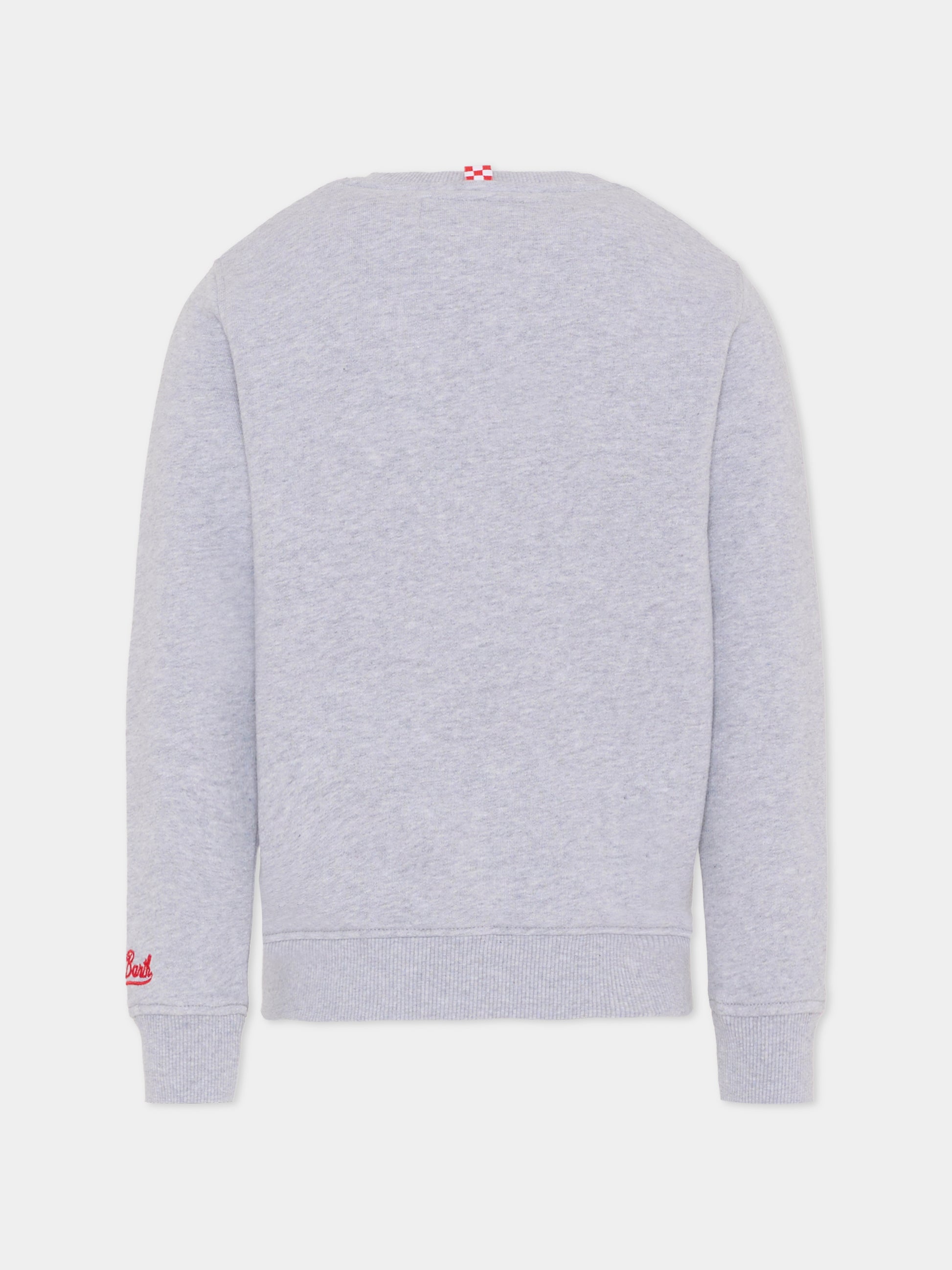 Felpa grigia per bambino con Spiderman,Mc2 Saint Barth,HUT0004 - 01521I