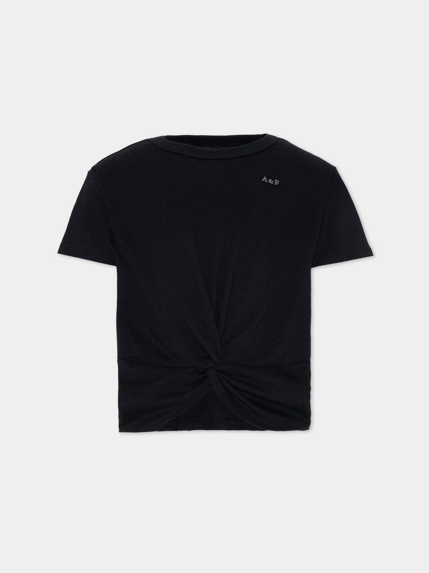 Set T-shirt multicolor per bambina con nodo,Abercrombie & Fitch,43AK20 GH3