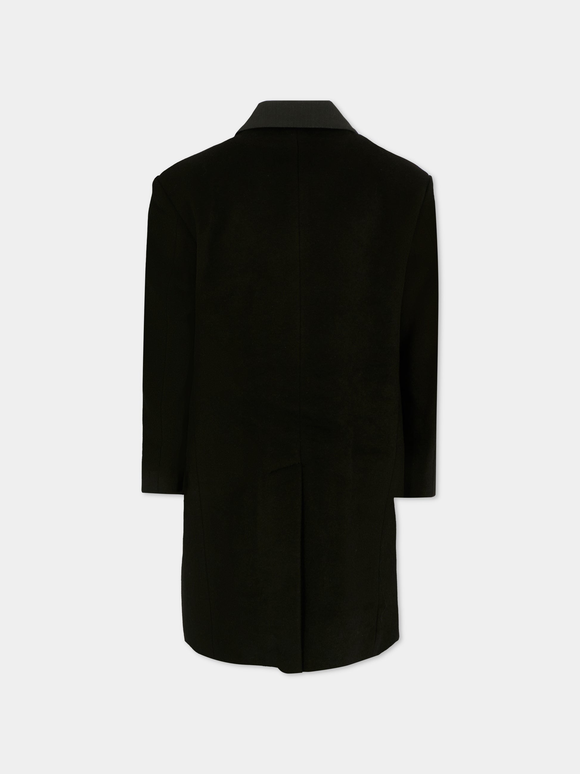 Cappotto nero per bambino con logo,Diesel,J02418-KXBQU-K900