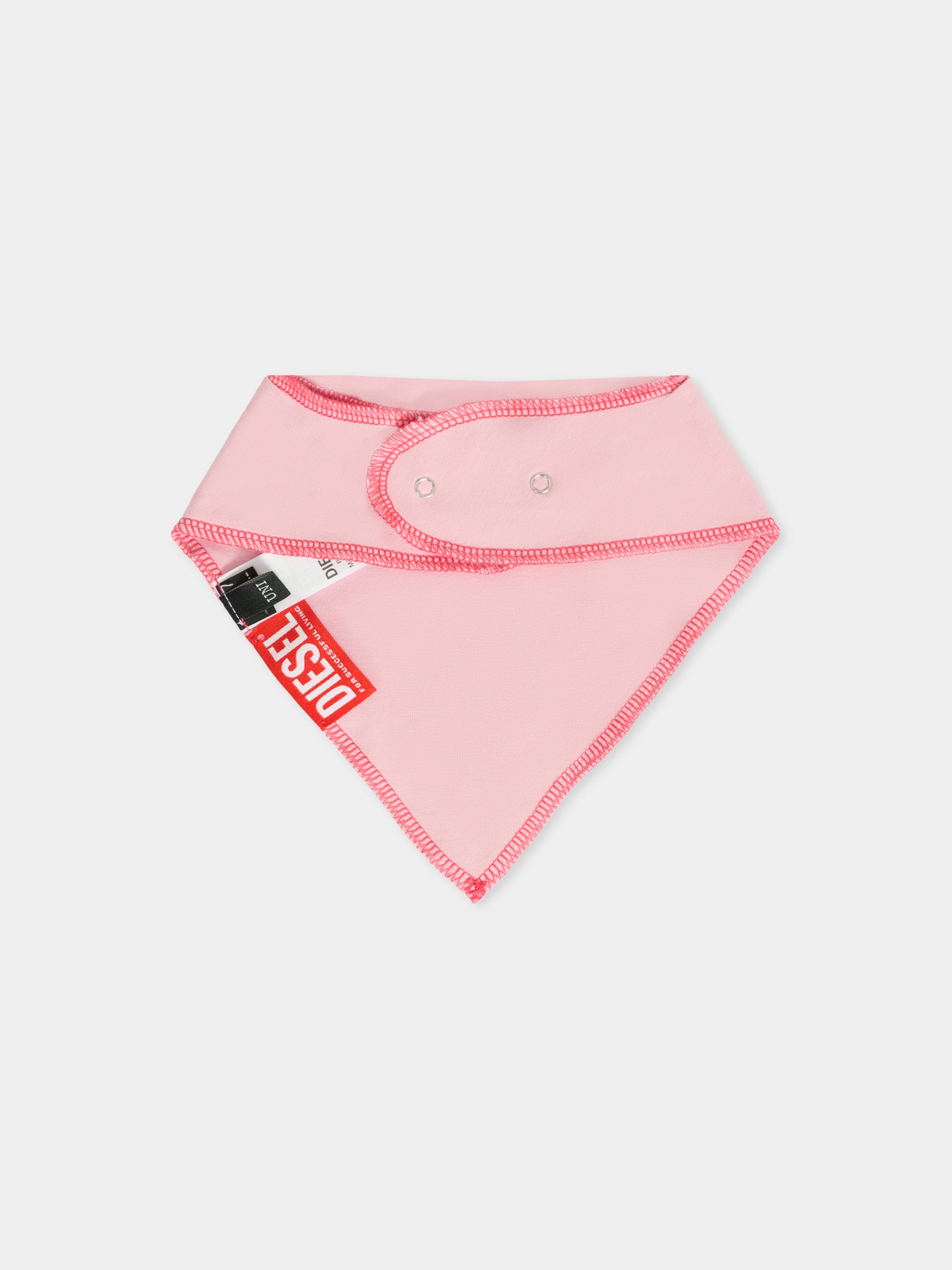 Set body rosa per neonata con logo,Diesel,N00085-KYAVU-K361