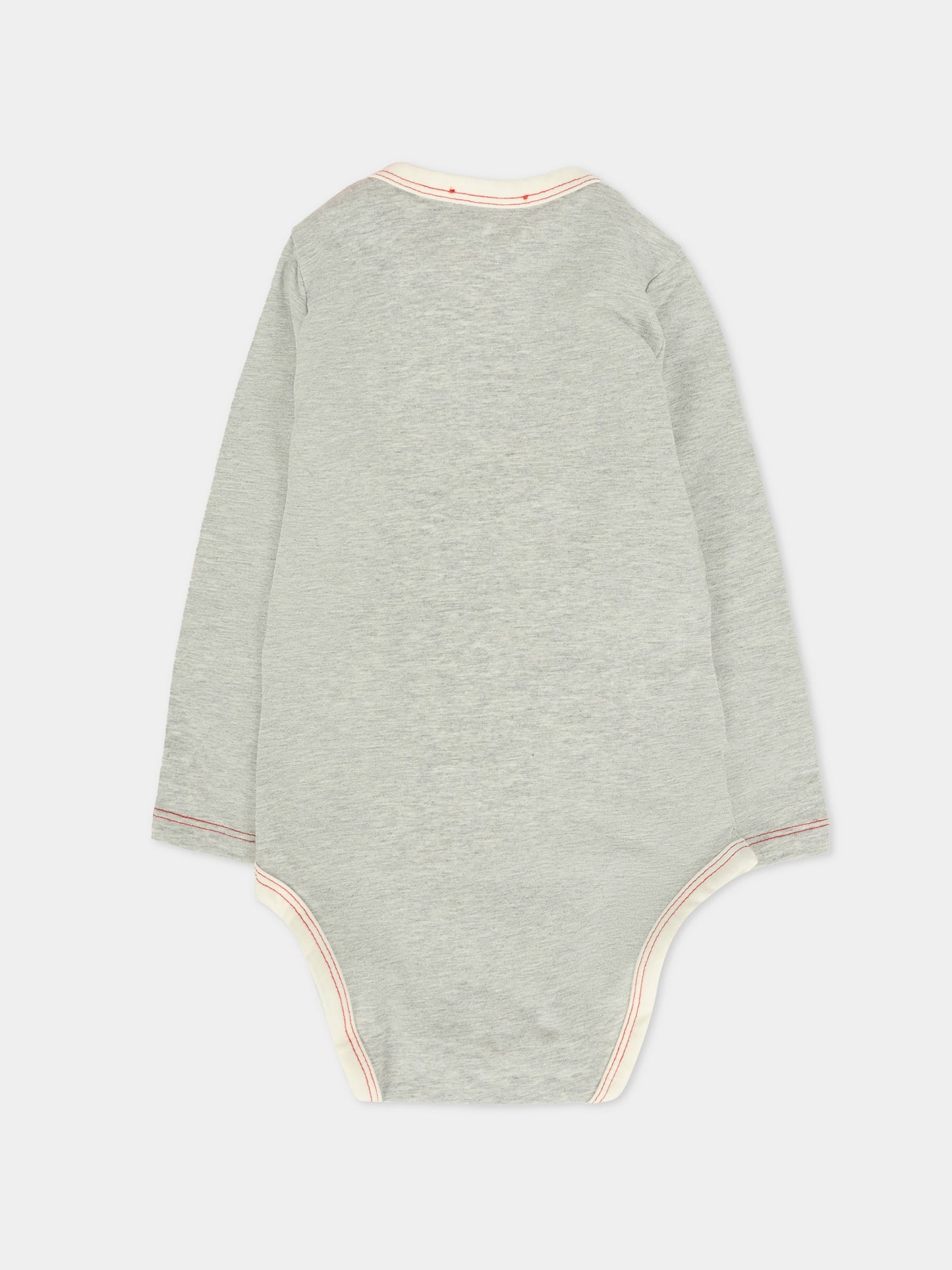 Set body grigio per neonato con logo,Diesel,N00085-KYAVU-K963